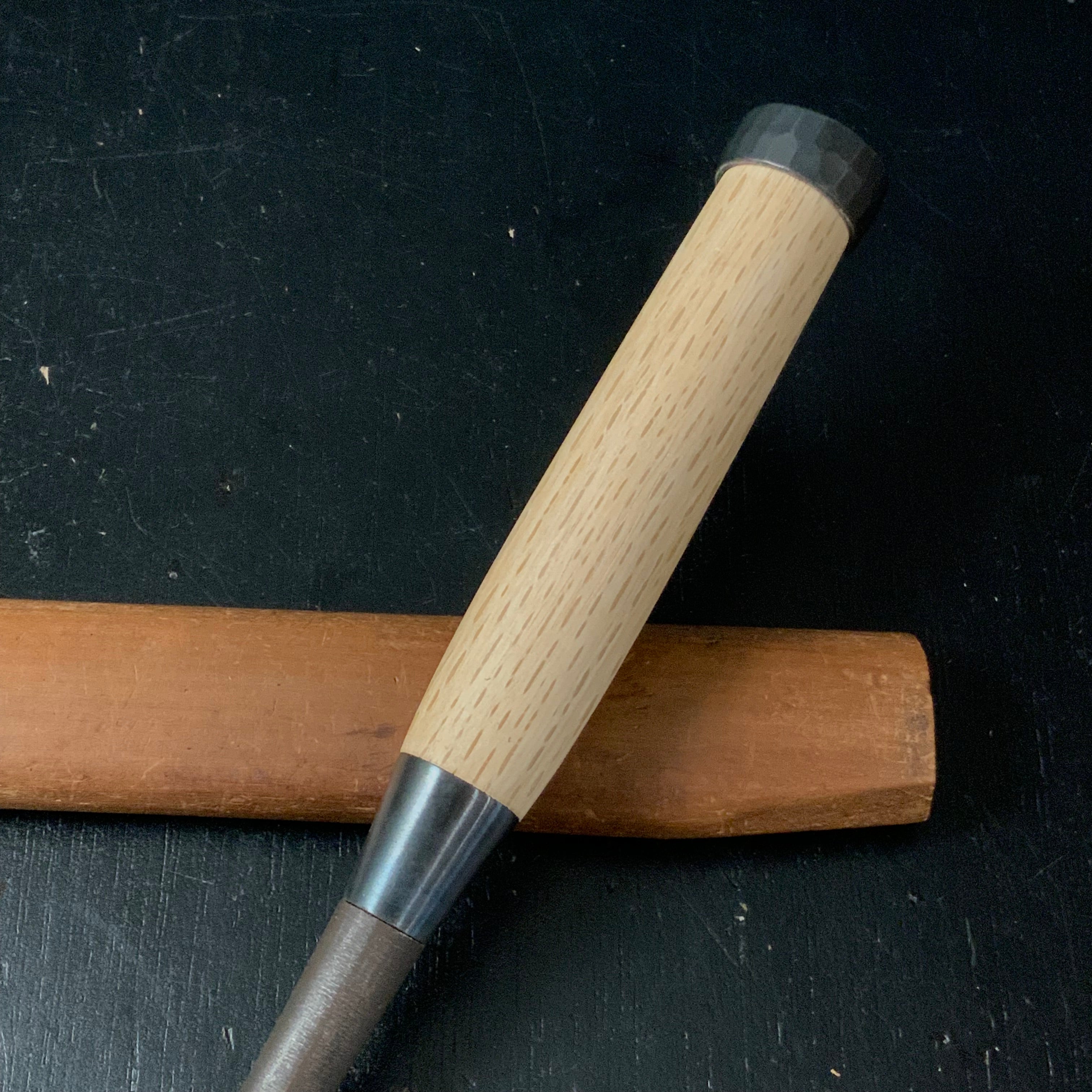 ♯2 Used Carving chisels set by Konobu 中古 小信作 光雲 彫刻鑿 21mm