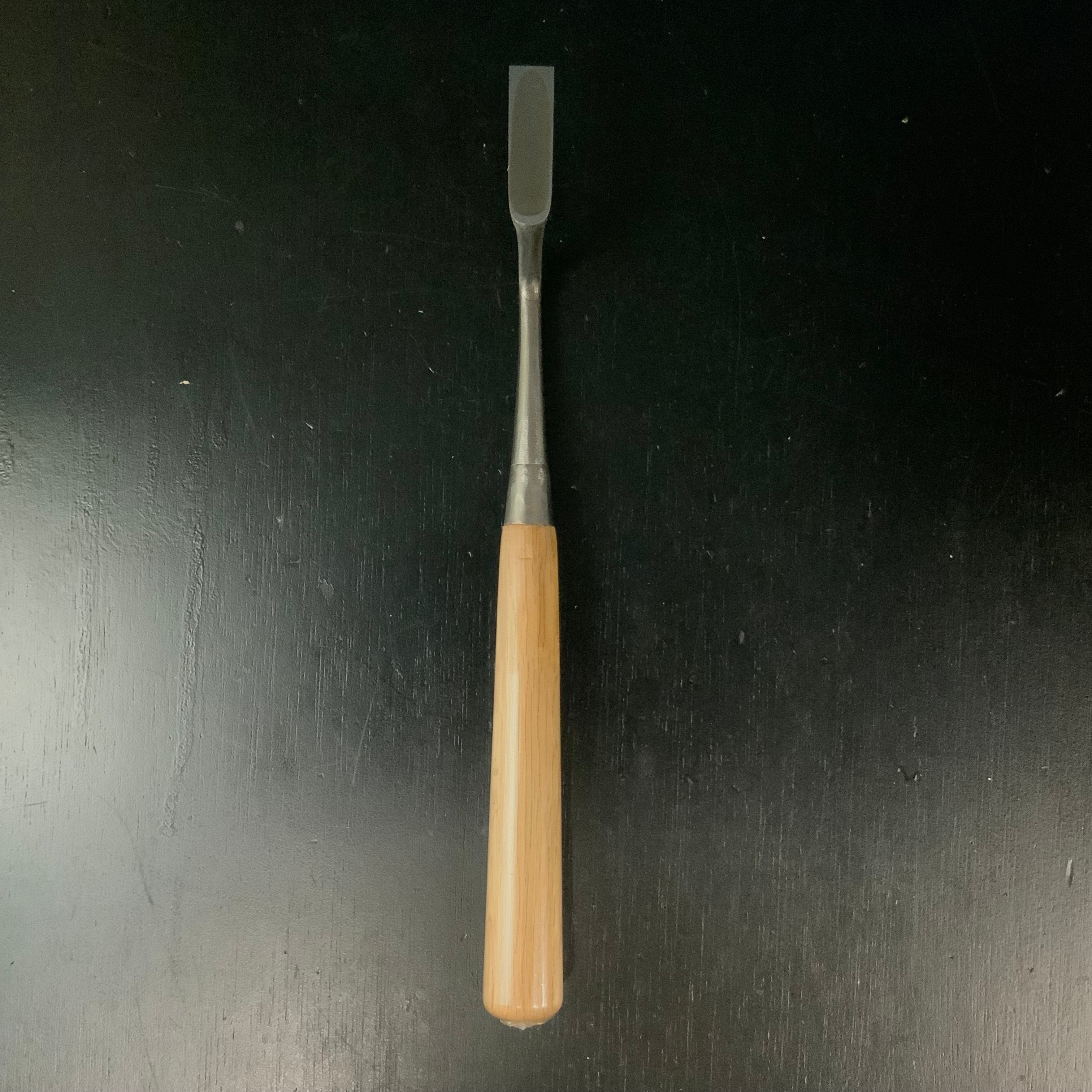 Tasai Special Trowel chisel (Kote nomi) 田斎作 鏝鑿 白樫柄 15mm