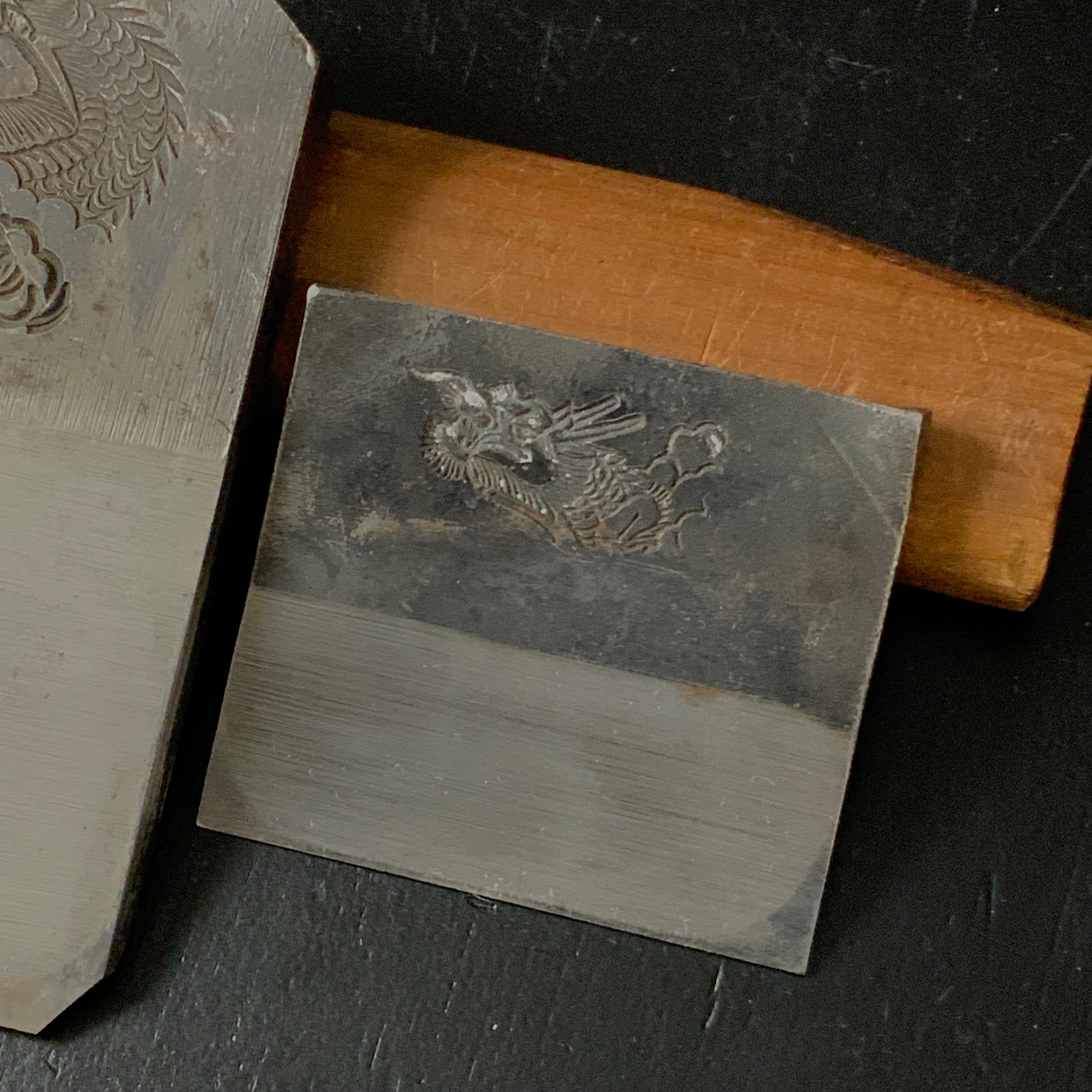 Old stock Syounryu Smoothing Plane(Kanna)by Tanaka shougo   掘出し物 昇雲龍 田中昭吾作 本仕込鉋 70mm