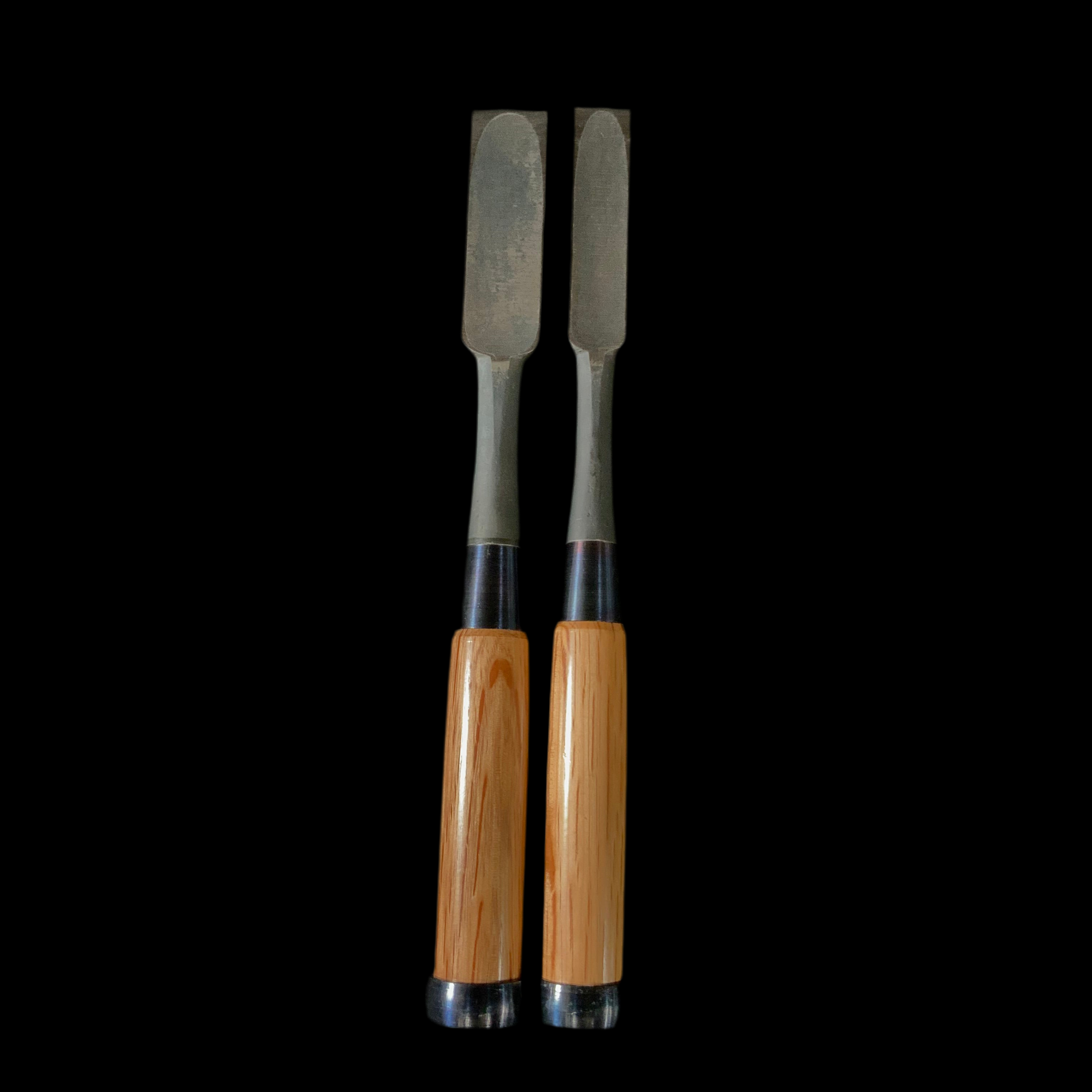 是重 厚鑿 赤樫柄 Koreshige Timber Chisels with White Steel