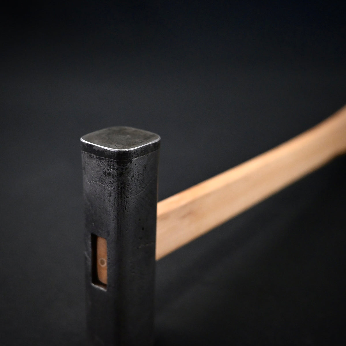 Sozen Square Hammers Damascus finish with Ushigoroshi Handle 素全 四角玄翁 ダマスカス鋼 ウシゴロシ柄入