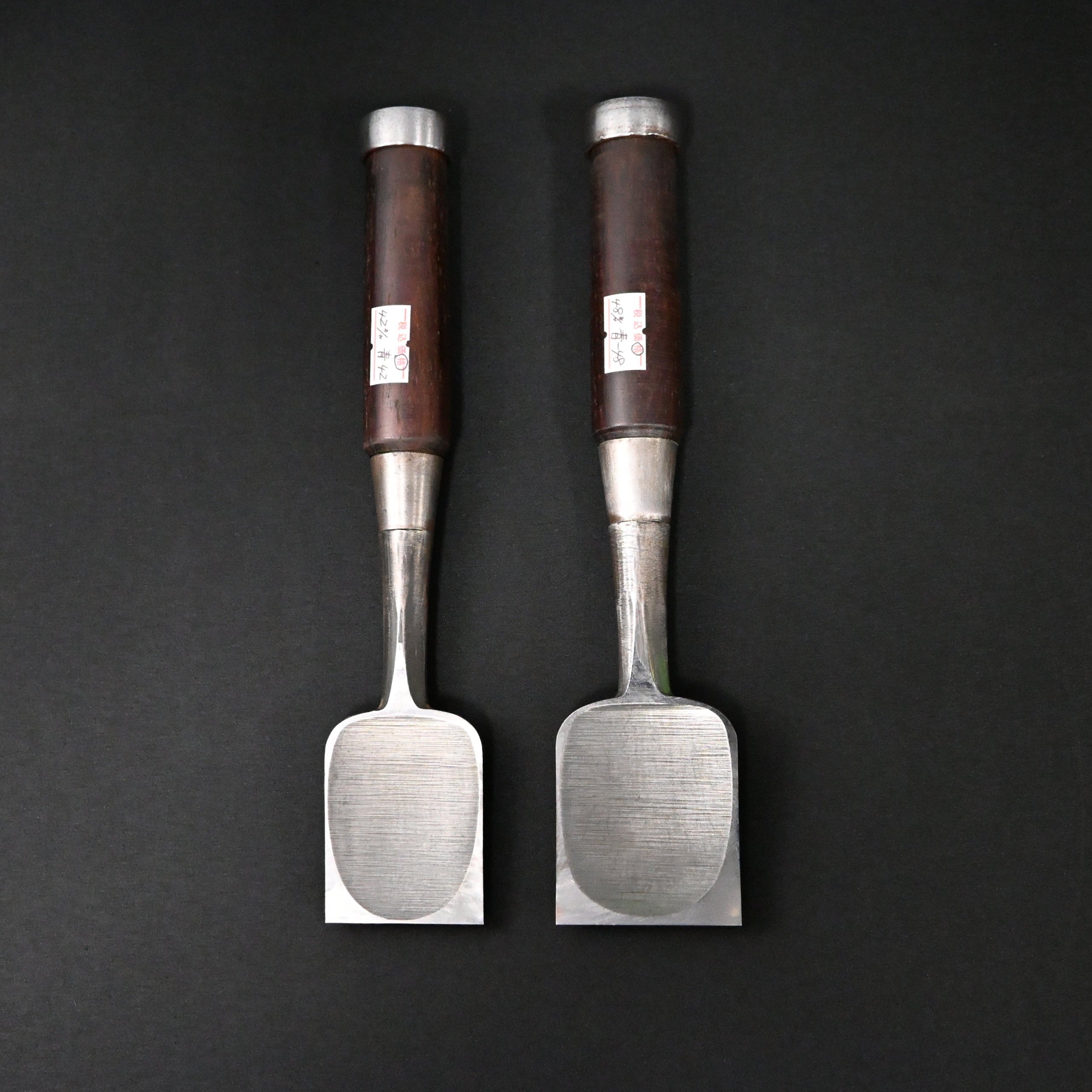 掘出し物 千代治 追入鑿 紫檀柄 Old stock #2 Chiyoharu Bench chisels with Rosewood Handle