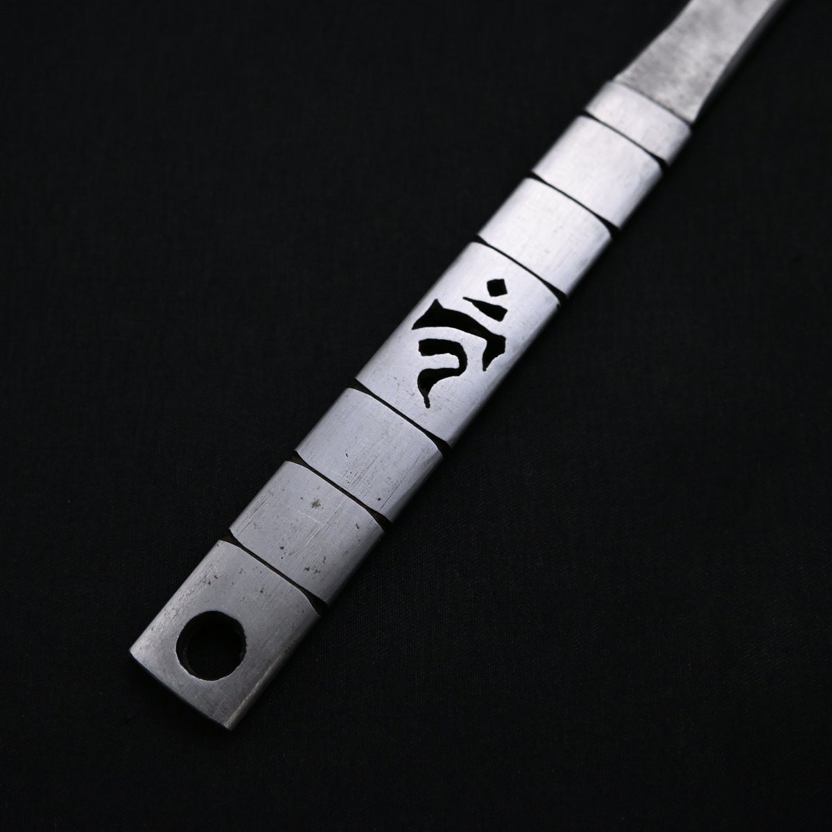 Kengata Knife Sukemaru 3rd generation 碓氷金三郎 剣型刀子「梵字 透かし」 三代目助丸作