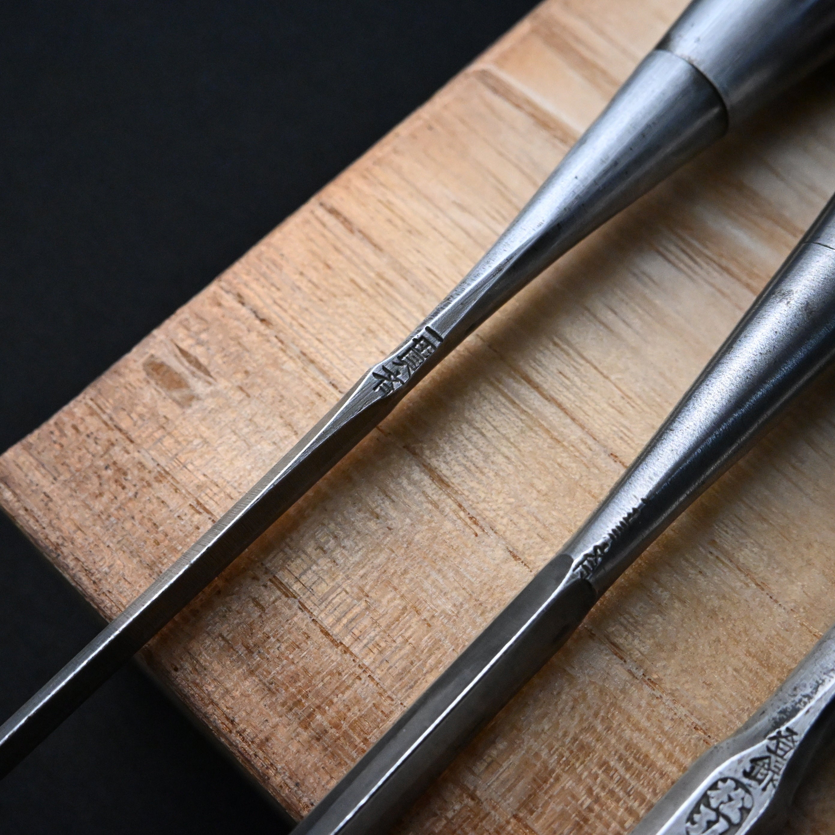 M194 Mixed set Bench chisels set for beginner by unknown smith バラ鑿合わせ 初心者におすすめ 追入組鑿 M194