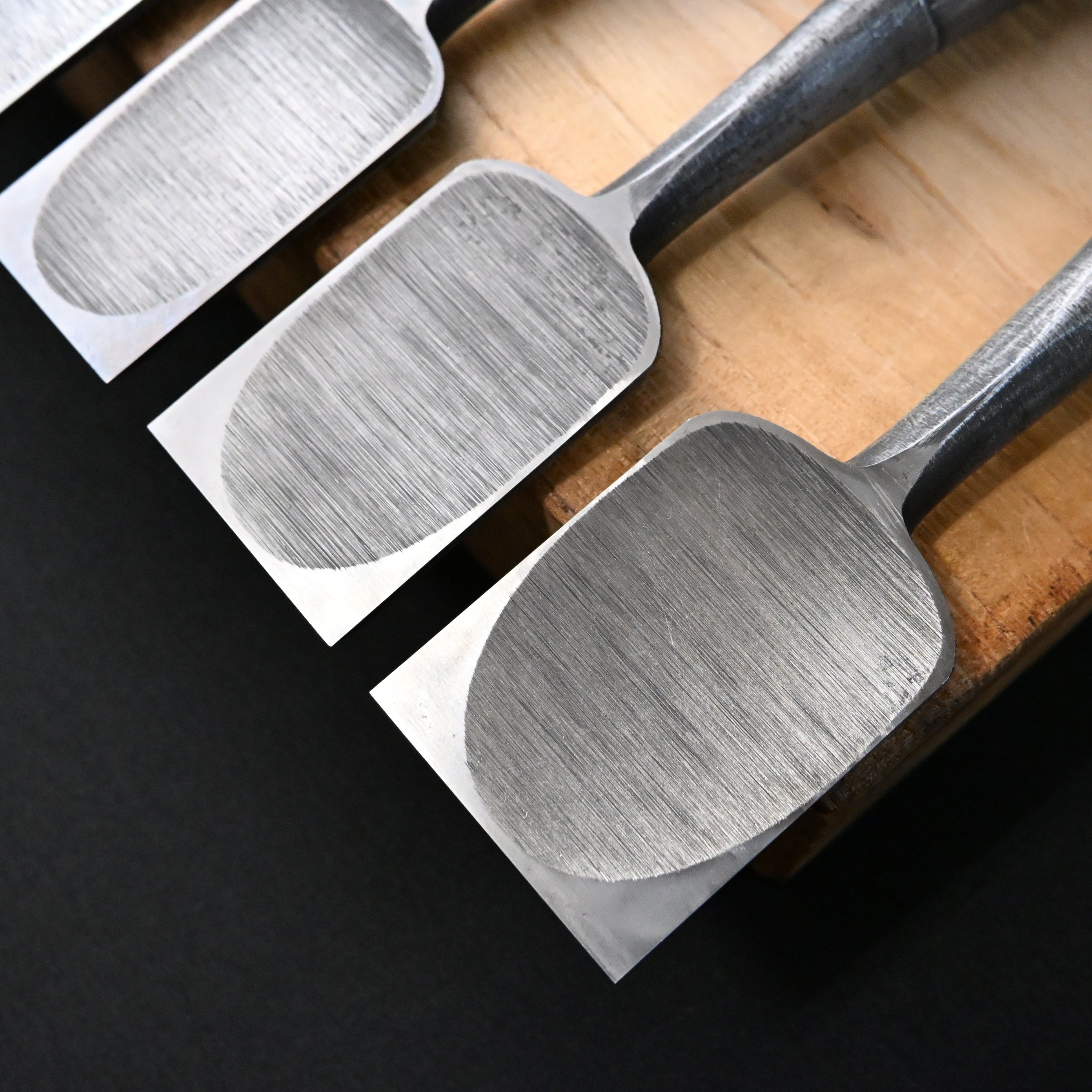 M194 Mixed set Bench chisels set for beginner by unknown smith バラ鑿合わせ 初心者におすすめ 追入組鑿 M194