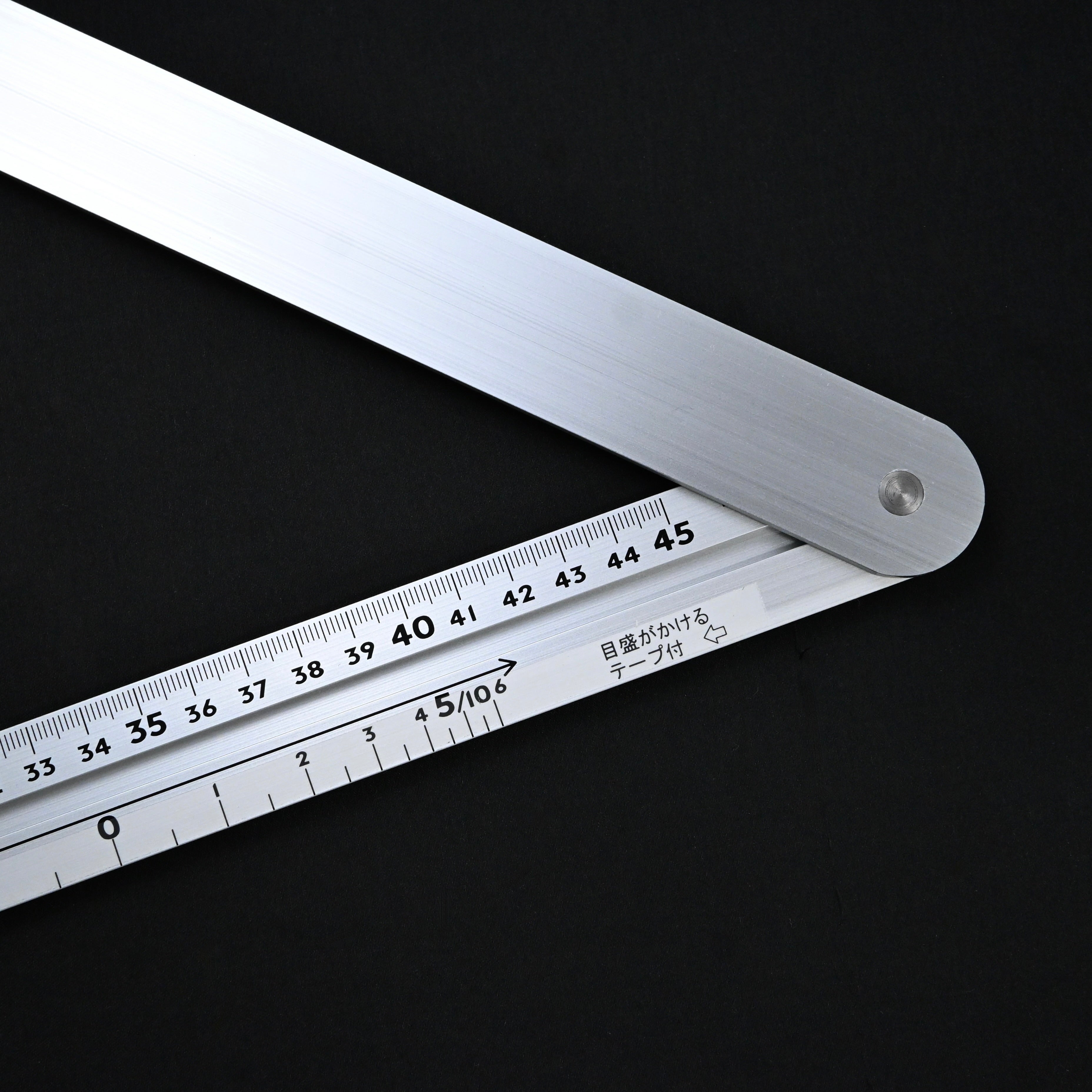 シンワ アルミ自由金 筋交付 450mm Shinwa Aluminum Sliding BevelLocks at Set Angles and Gradients