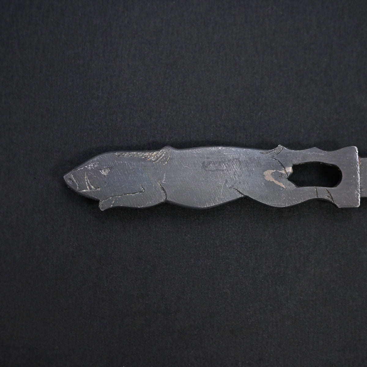 Knife-Style Kiridashi “Boar” Sukemaru 3rd generation 碓氷金三郎 ナイフ型切出し「猪」 三代目助丸作(kiridashi)