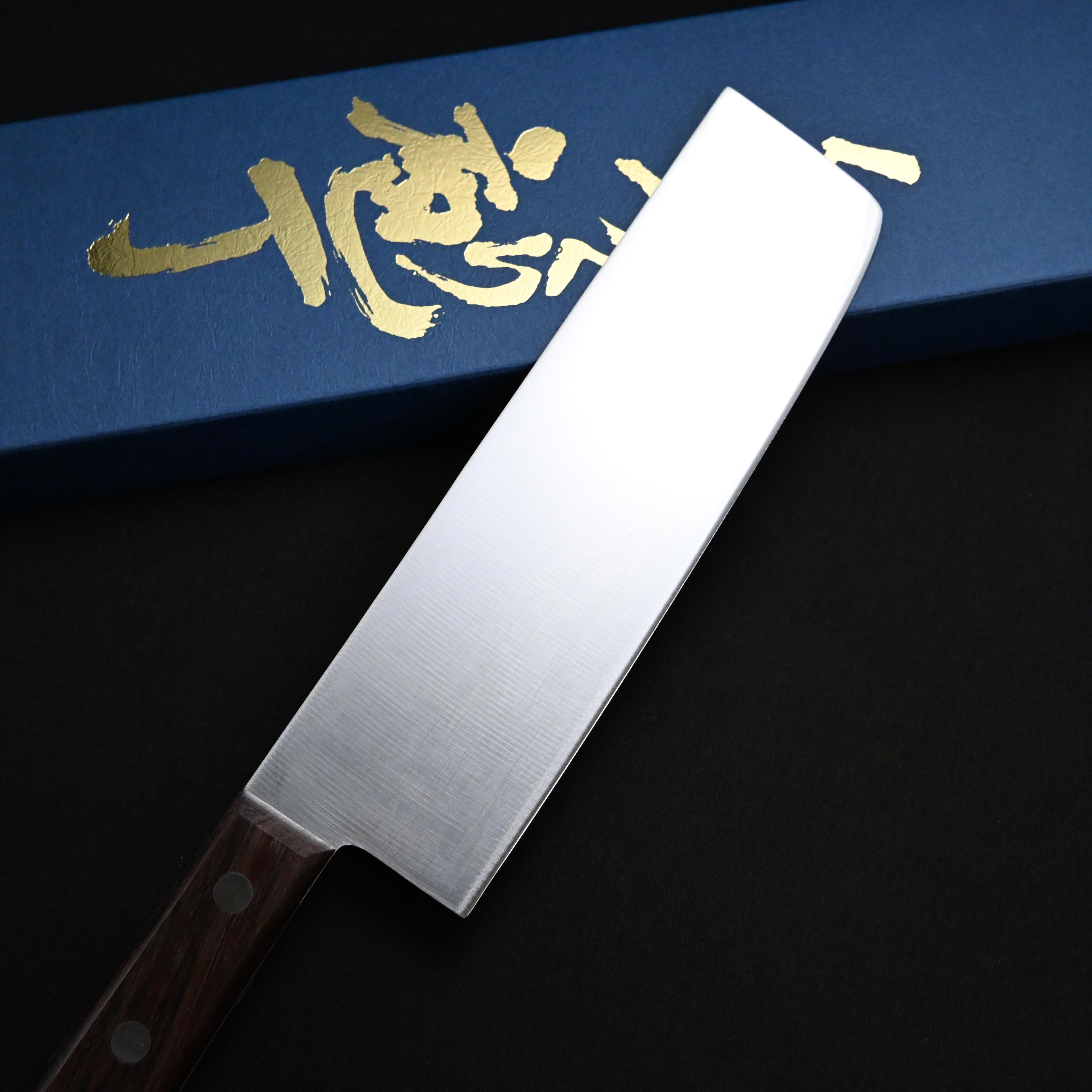 江戸菊水 ステンレス 薄刃包丁 165mm ローズ柄 Edo Kikusui Stainless Steel Usuba Knife