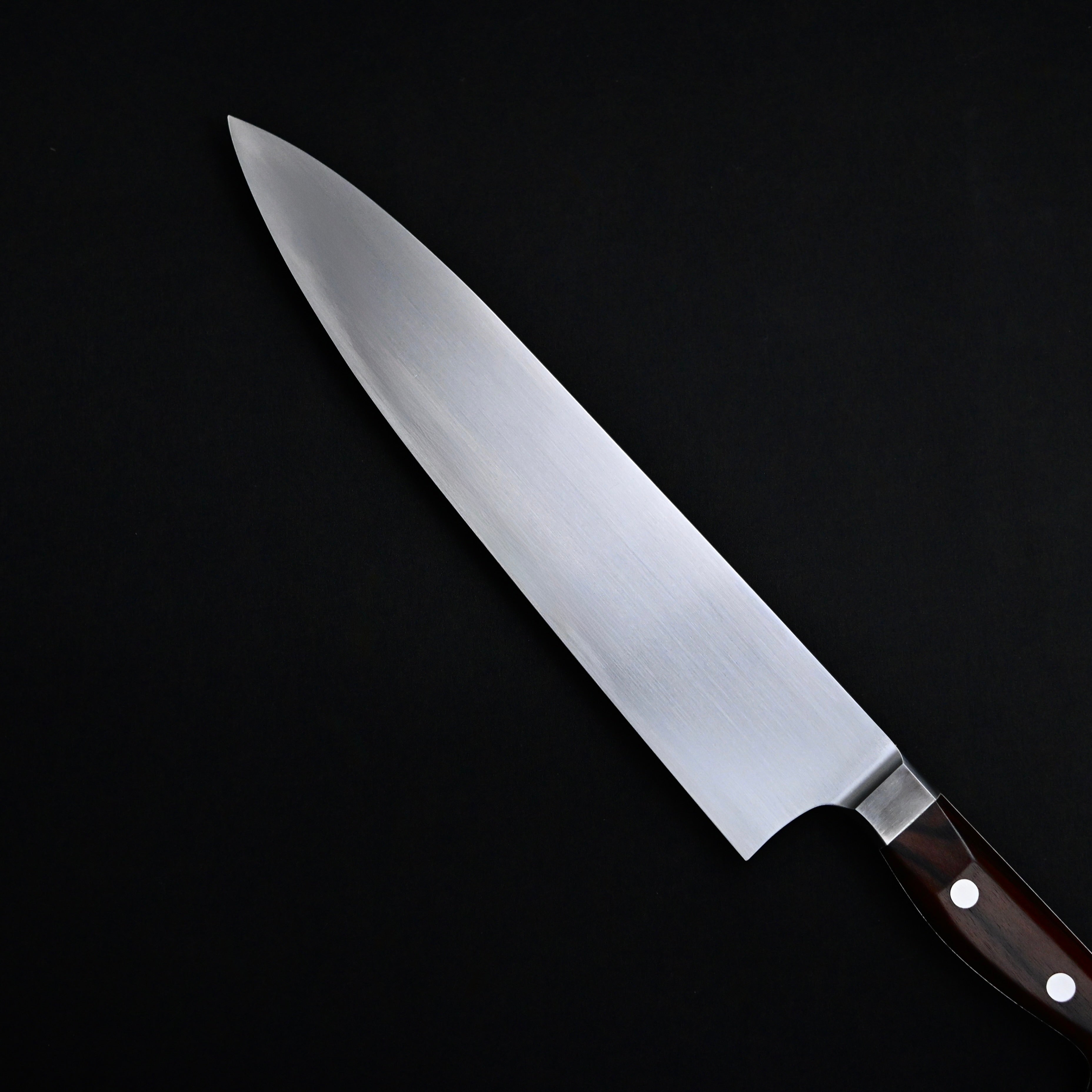 Shigefusa Kasumi Western Handle Gyuto With brim 240mm 重房作 霞 牛刀 西洋型 ツバ付 240mm