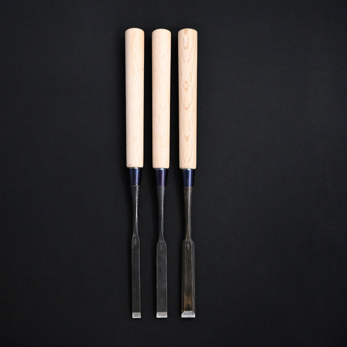 是重 薄鑿 白紙鋼 Korishige Paring chisels with white steel