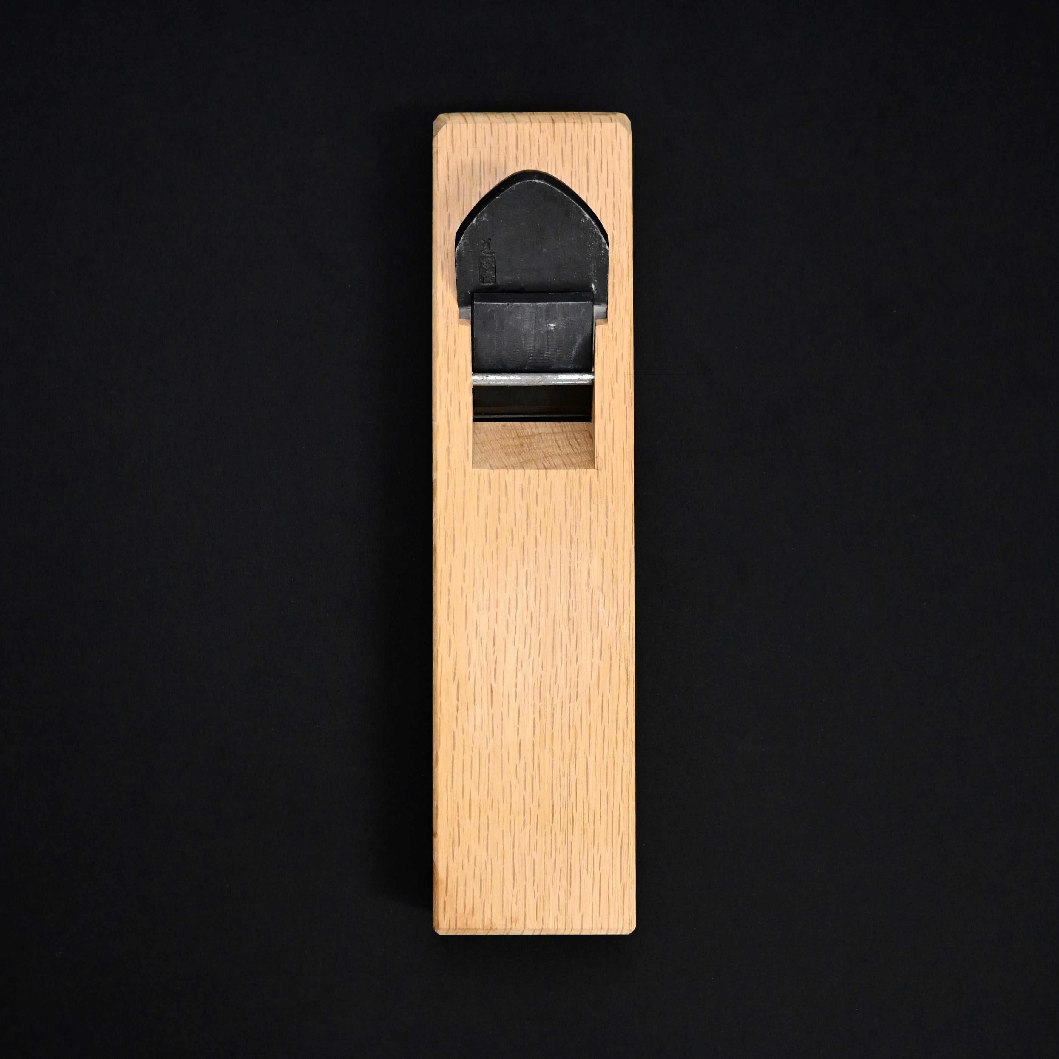 Tasai Mini Flat Plane black Kasumi finish with Blue steel mamehira kanna 田斎作 黒霞仕上 豆平鉋 42mm