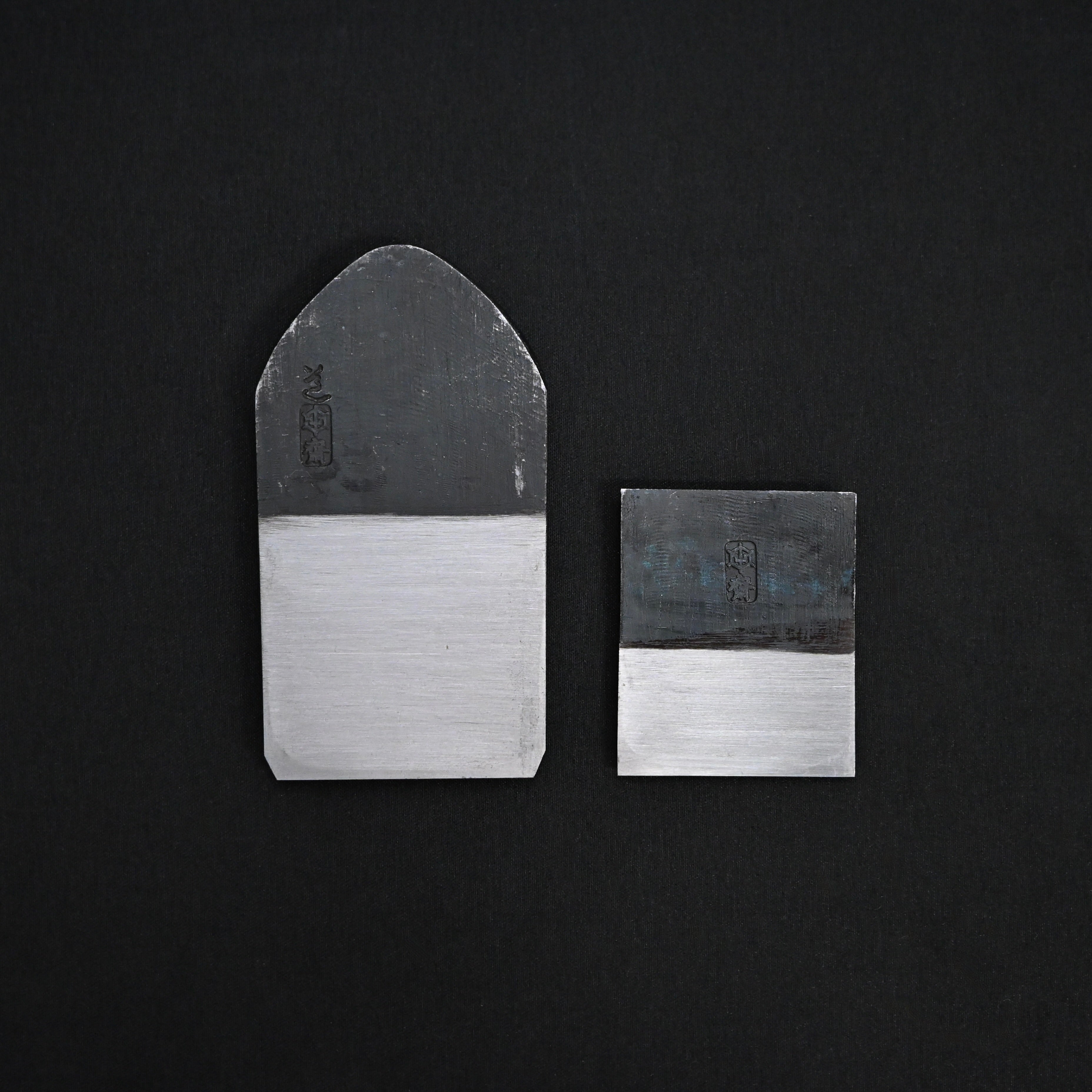 Tasai Mini Flat Plane black Kasumi finish with Blue steel mamehira kanna 田斎作 黒霞仕上 豆平鉋 42mm