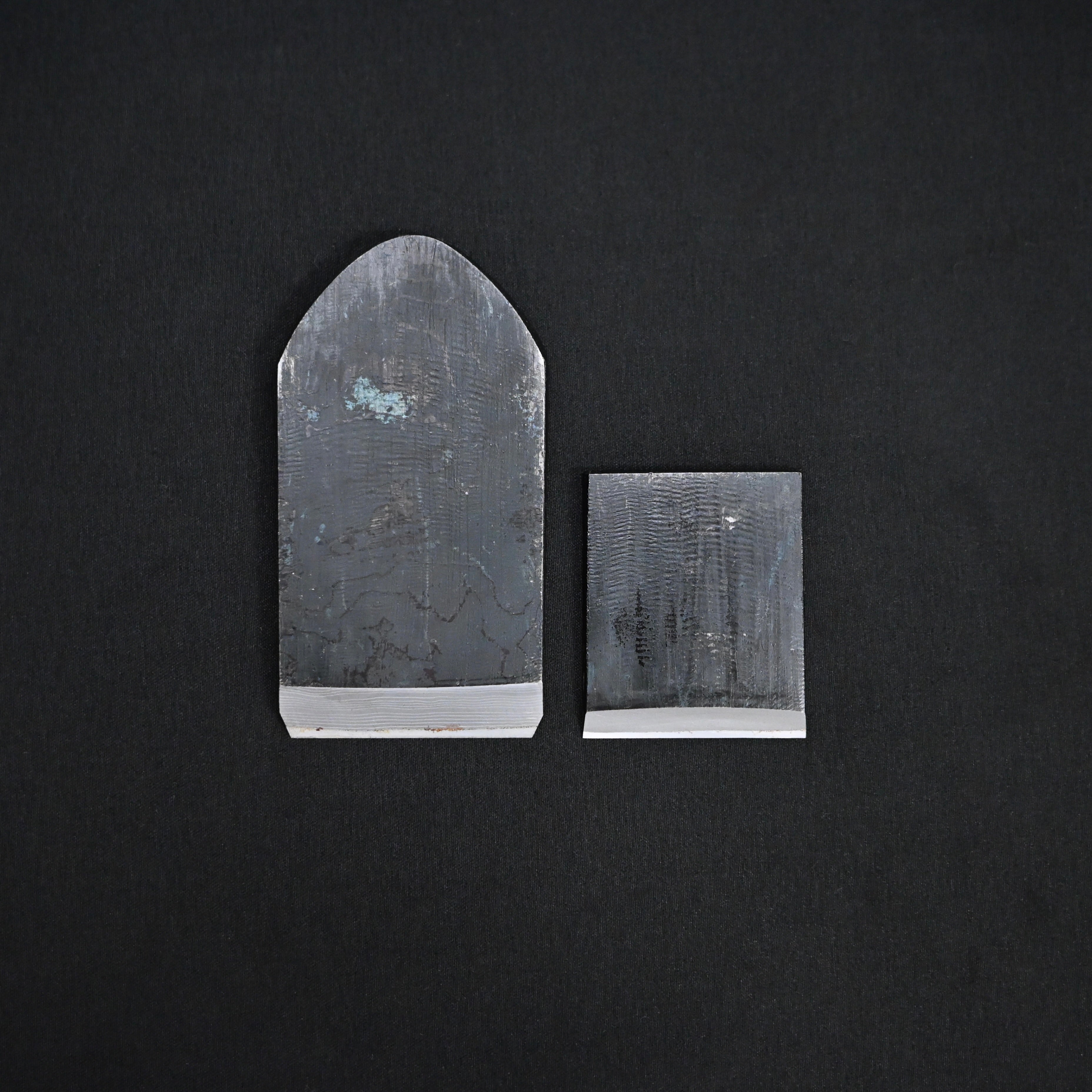 Tasai Mini Flat Plane black Kasumi finish with Blue steel mamehira kanna 田斎作 黒霞仕上 豆平鉋 42mm