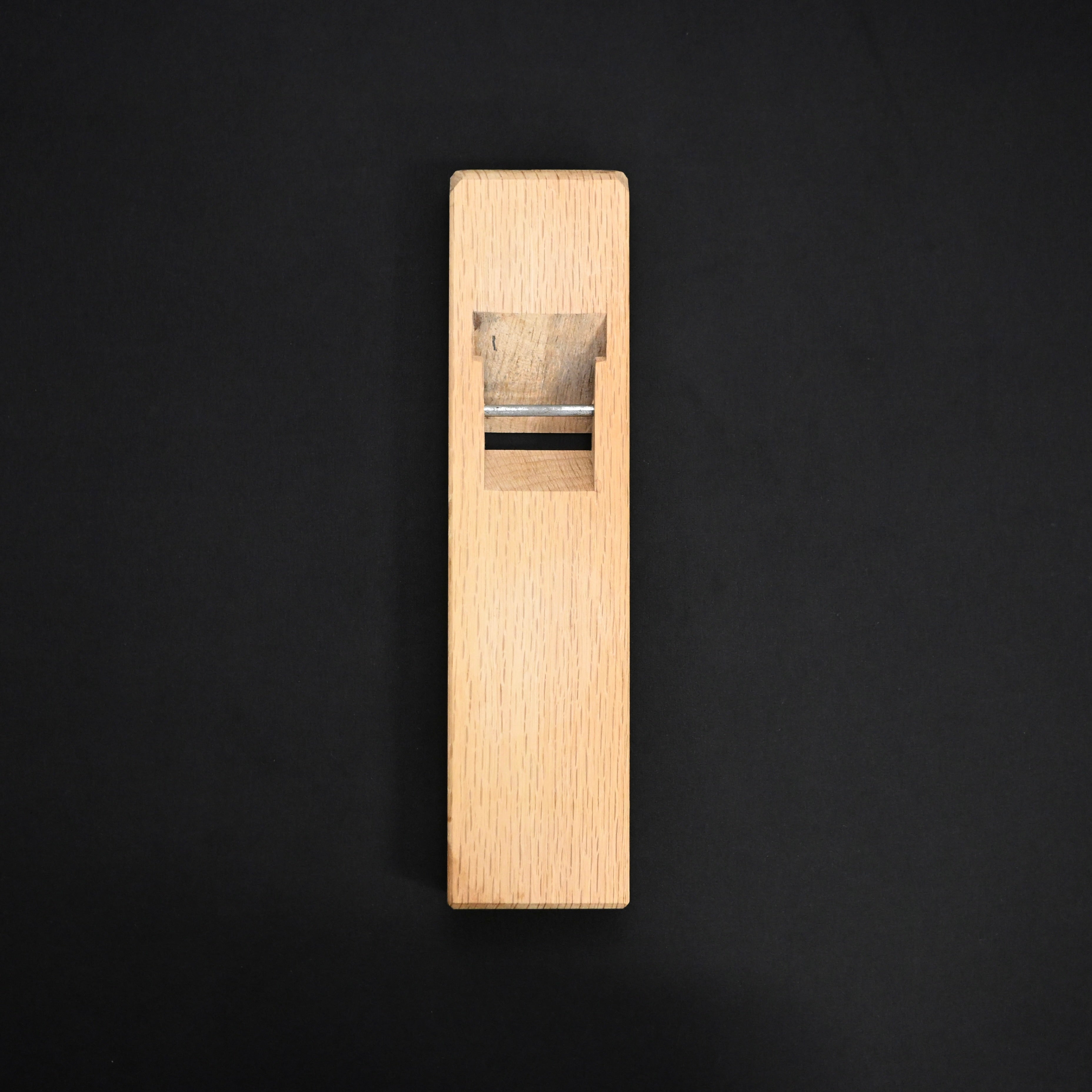 Tasai Mini Flat Plane black Kasumi finish with Blue steel mamehira kanna 田斎作 黒霞仕上 豆平鉋 42mm