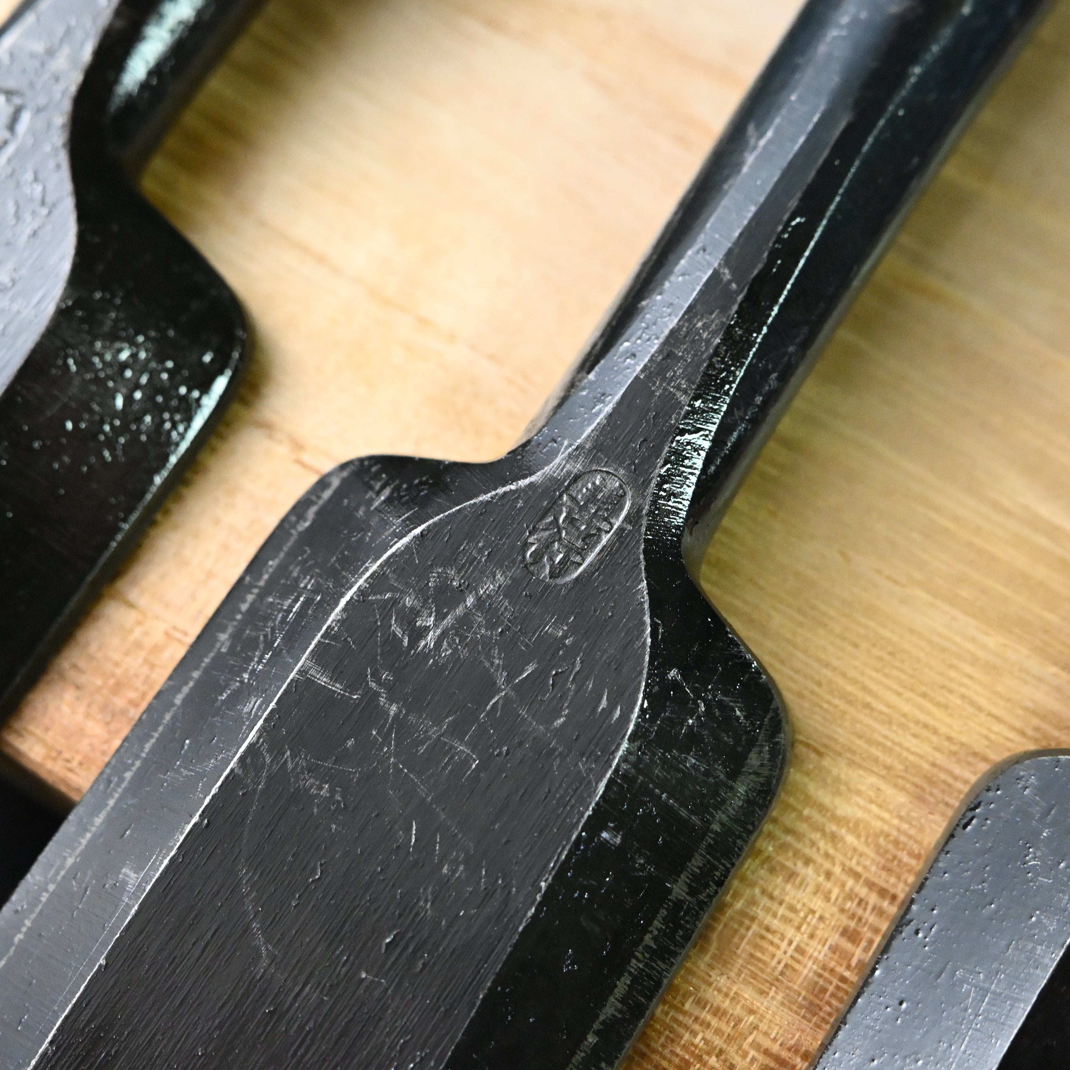#M195 Mixed Timber chisels set by unknown バラ鑿合わせ 叩き組鑿 5本組 作者不明