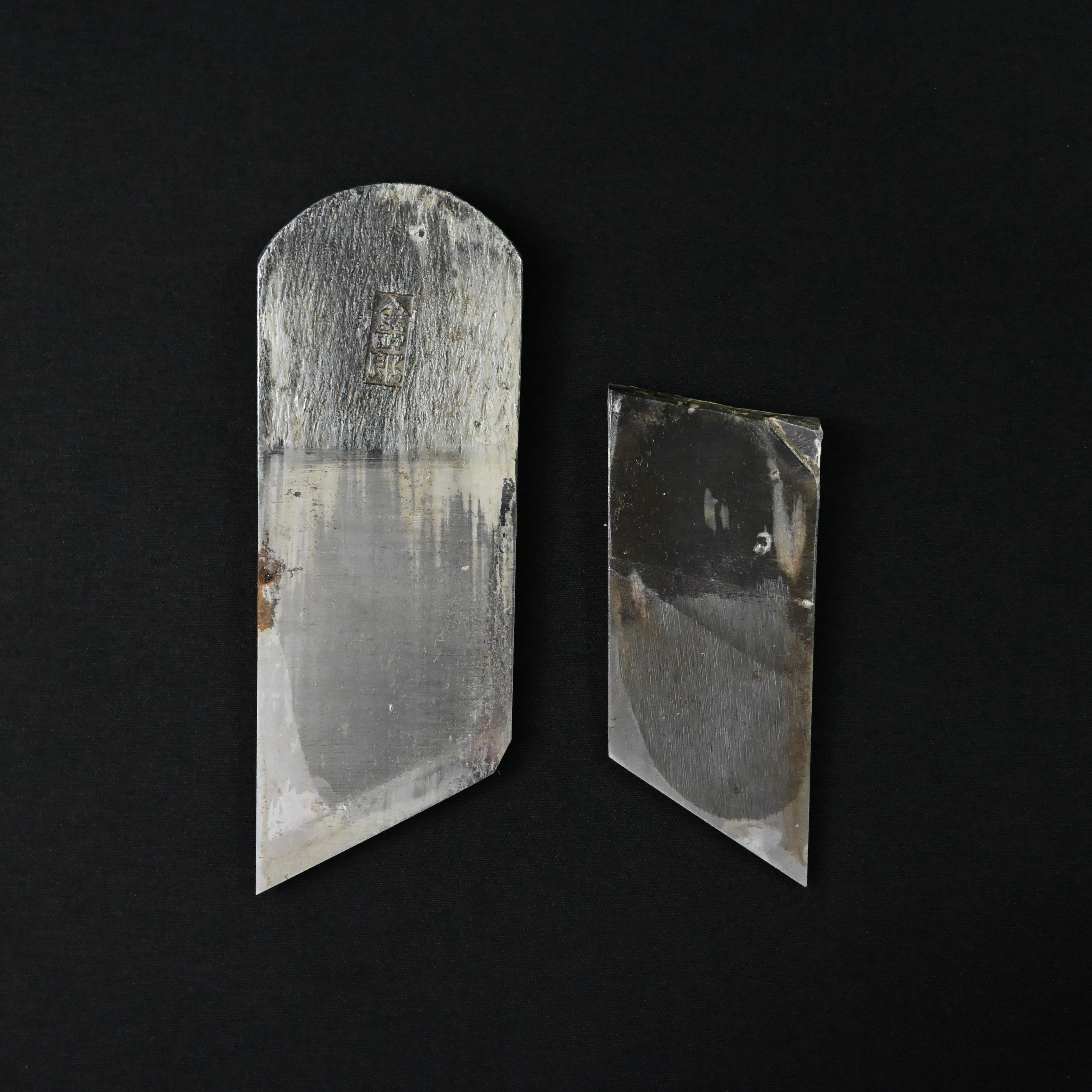 Old stock Kinshirou Rabbet Plane(Kiwa-Kanna) by Noboru Kuriyama right Side 掘り出し物 栗山昇作 金四郎 際鉋 右