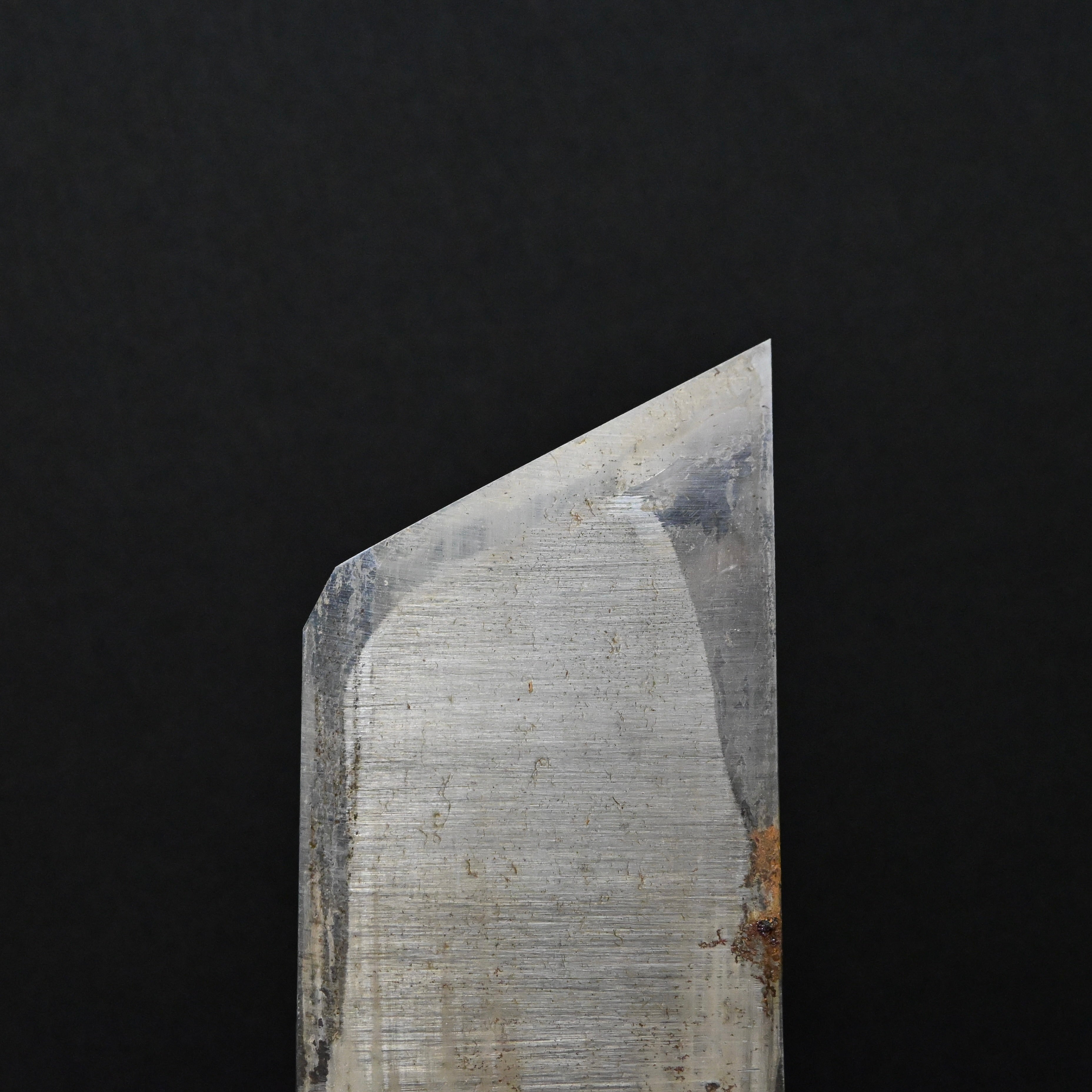 Old stock Kinshirou Rabbet Plane(Kiwa-Kanna) by Noboru Kuriyama right Side 掘り出し物 栗山昇作 金四郎 際鉋 右