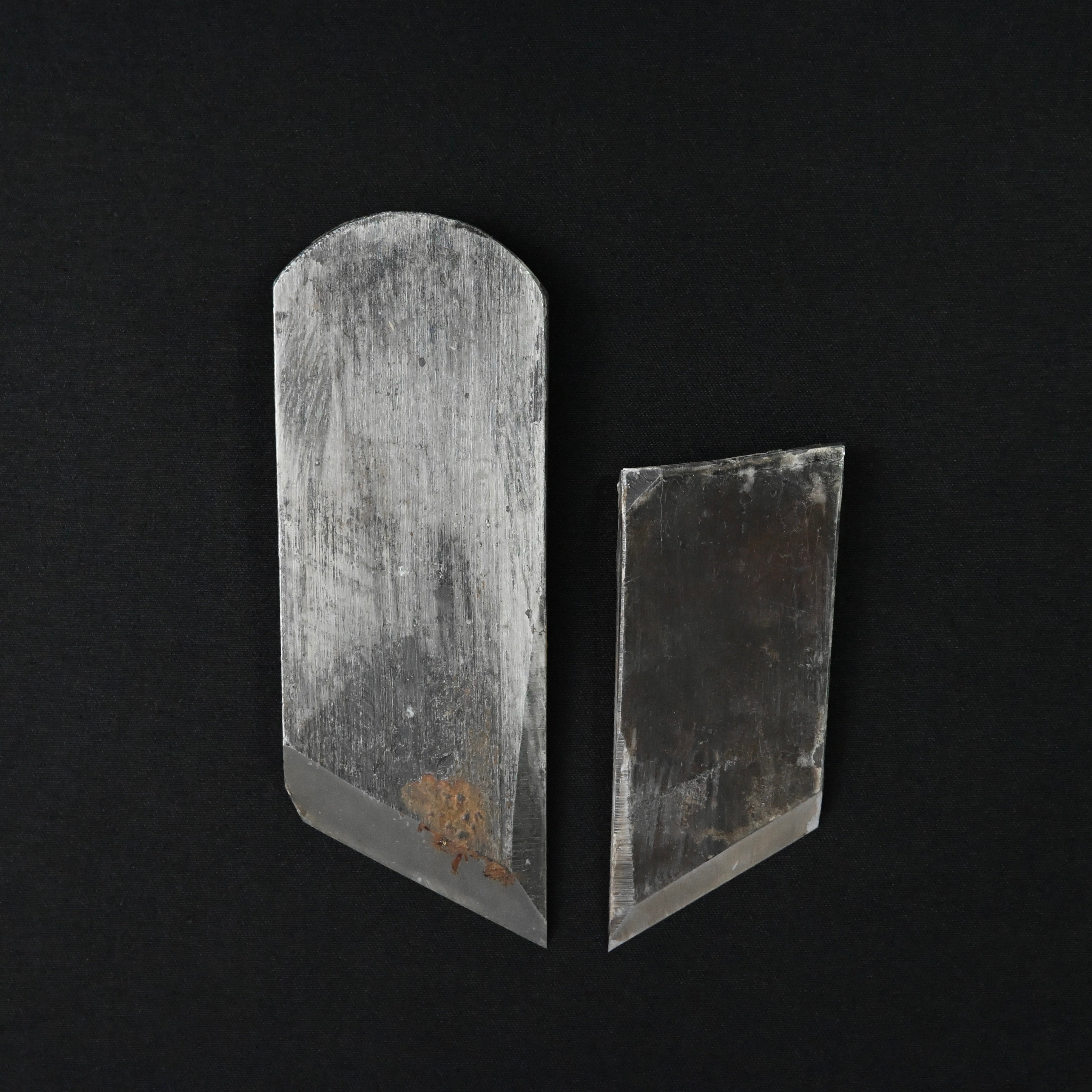 Old stock Kinshirou Rabbet Plane(Kiwa-Kanna) by Noboru Kuriyama right Side 掘り出し物 栗山昇作 金四郎 際鉋 右