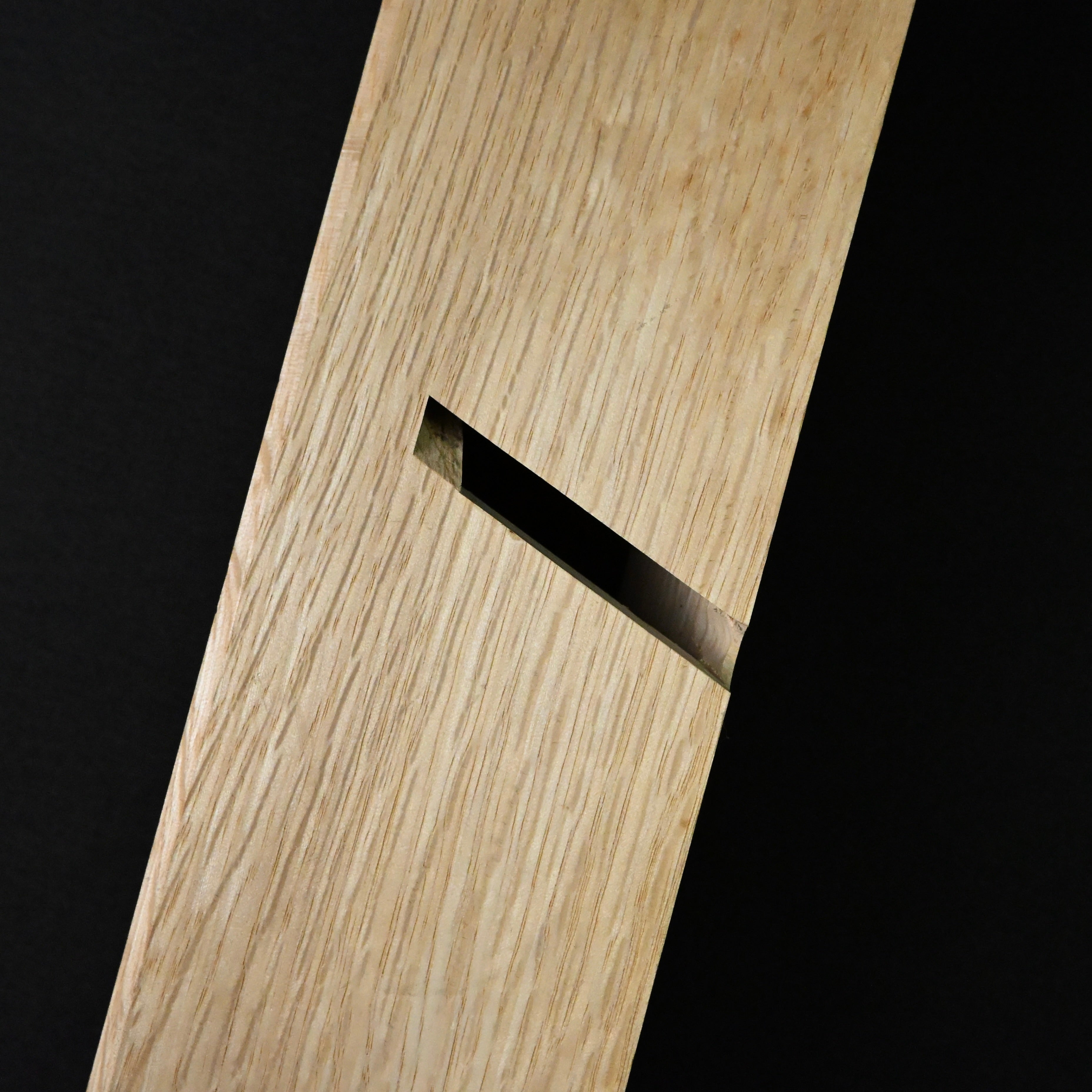 Old stock Kinshirou Rabbet Plane(Kiwa-Kanna) by Noboru Kuriyama right Side 掘り出し物 栗山昇作 金四郎 際鉋 右