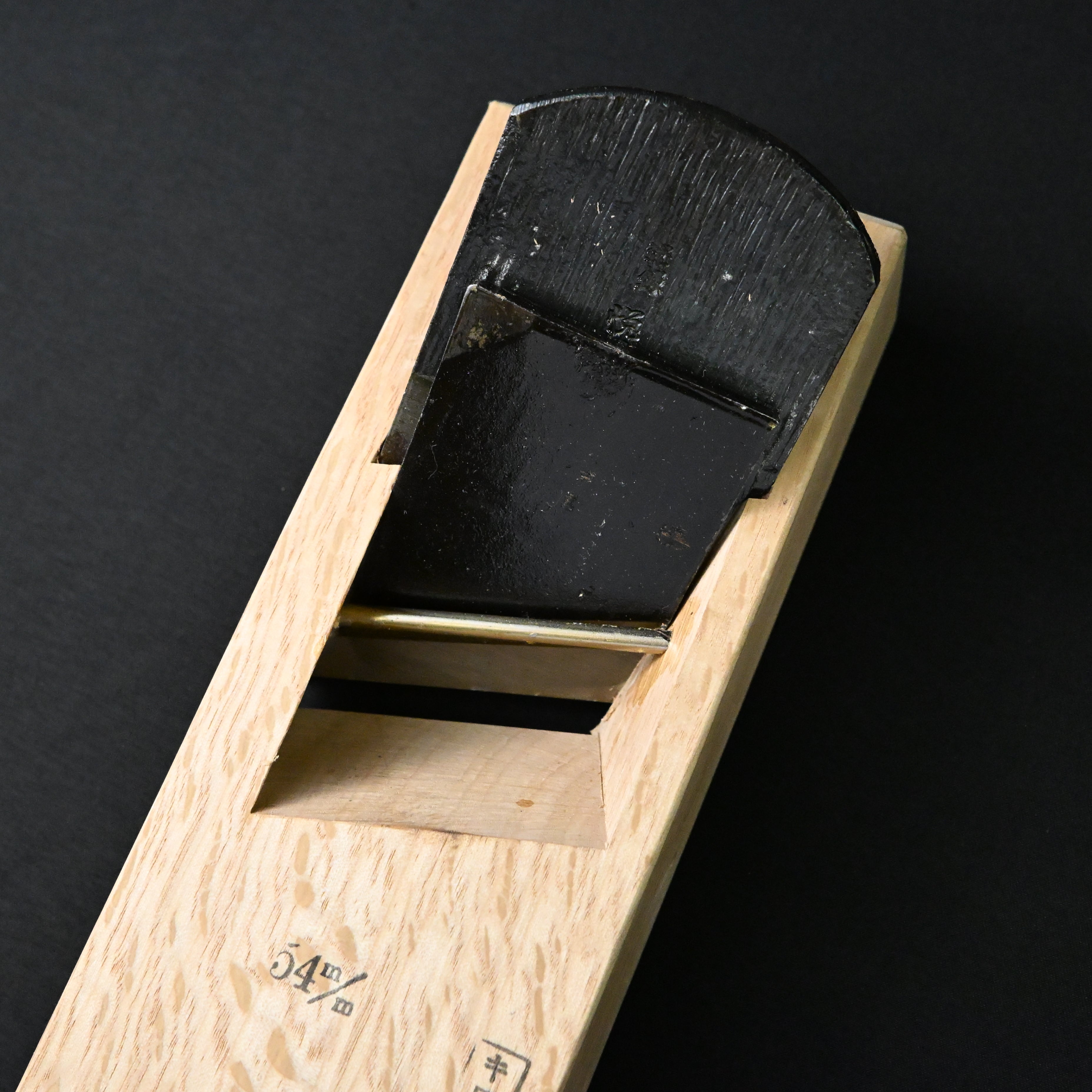 Old stock Etsuei Rabbet Plane with Blue steel 掘り出し物 侊英 際鉋 青紙鋼