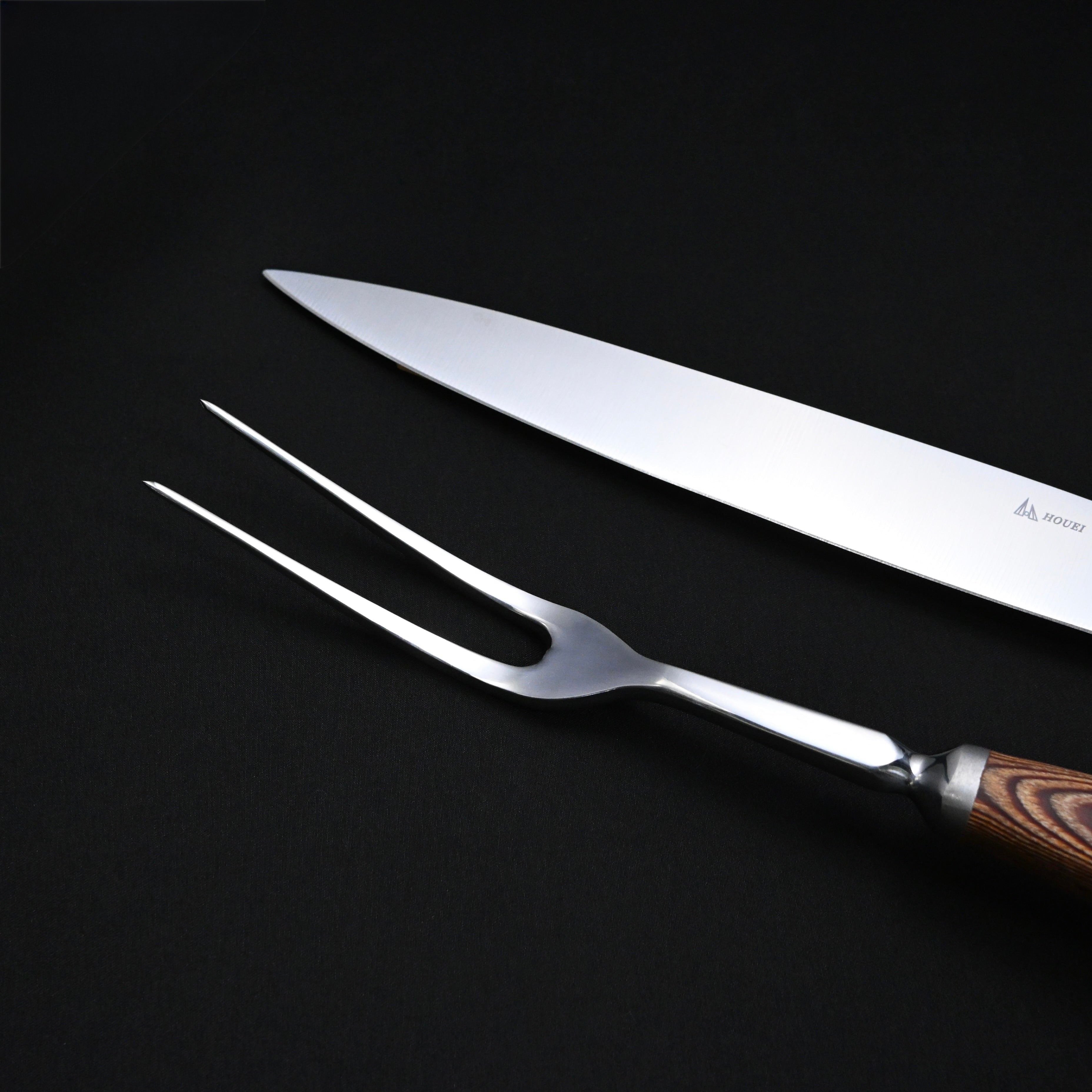 豊栄 カービングナイフ&フォーク HOUEI Carving Knife & Fork