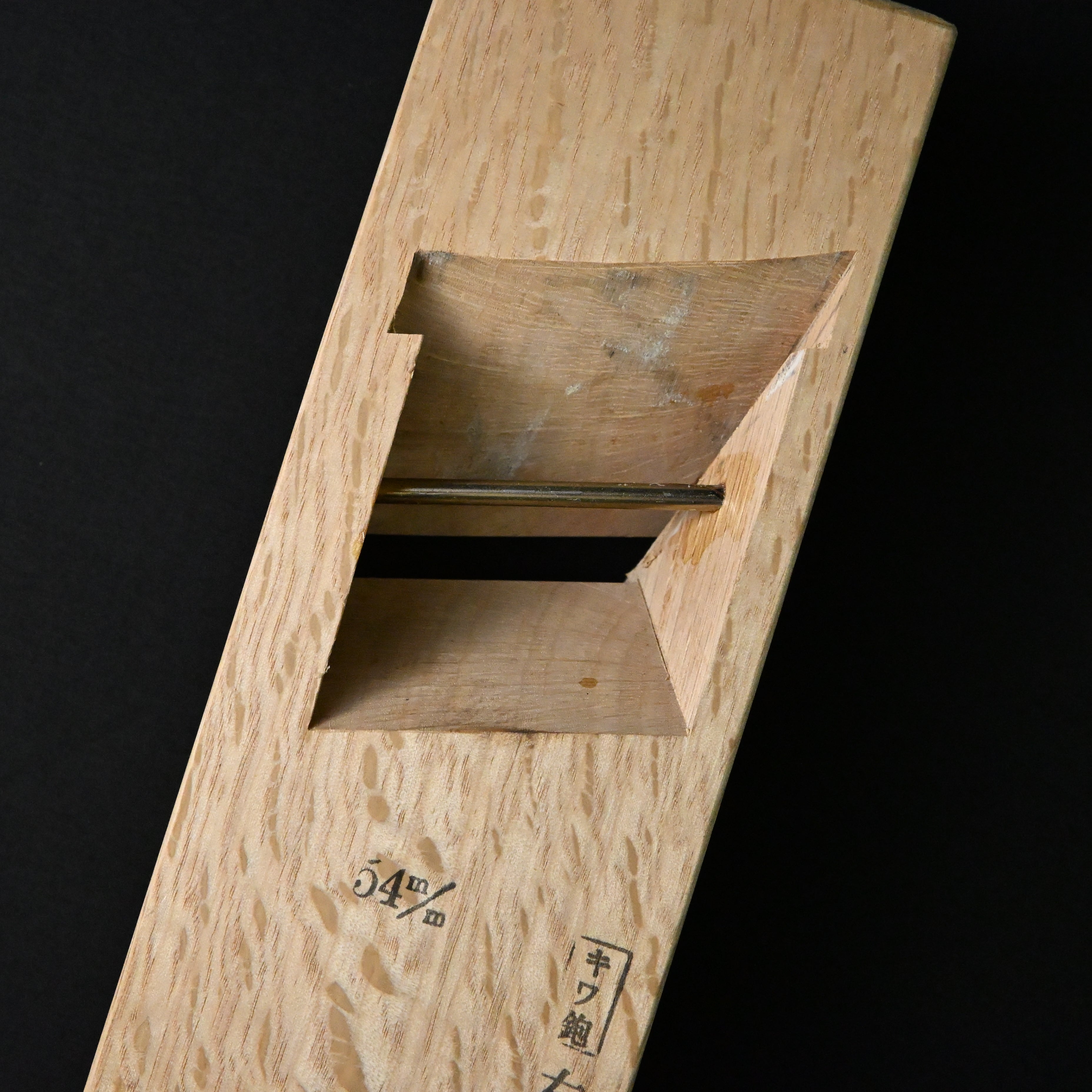 Old stock Etsuei Rabbet Plane with Blue steel 掘り出し物 侊英 際鉋 青紙鋼