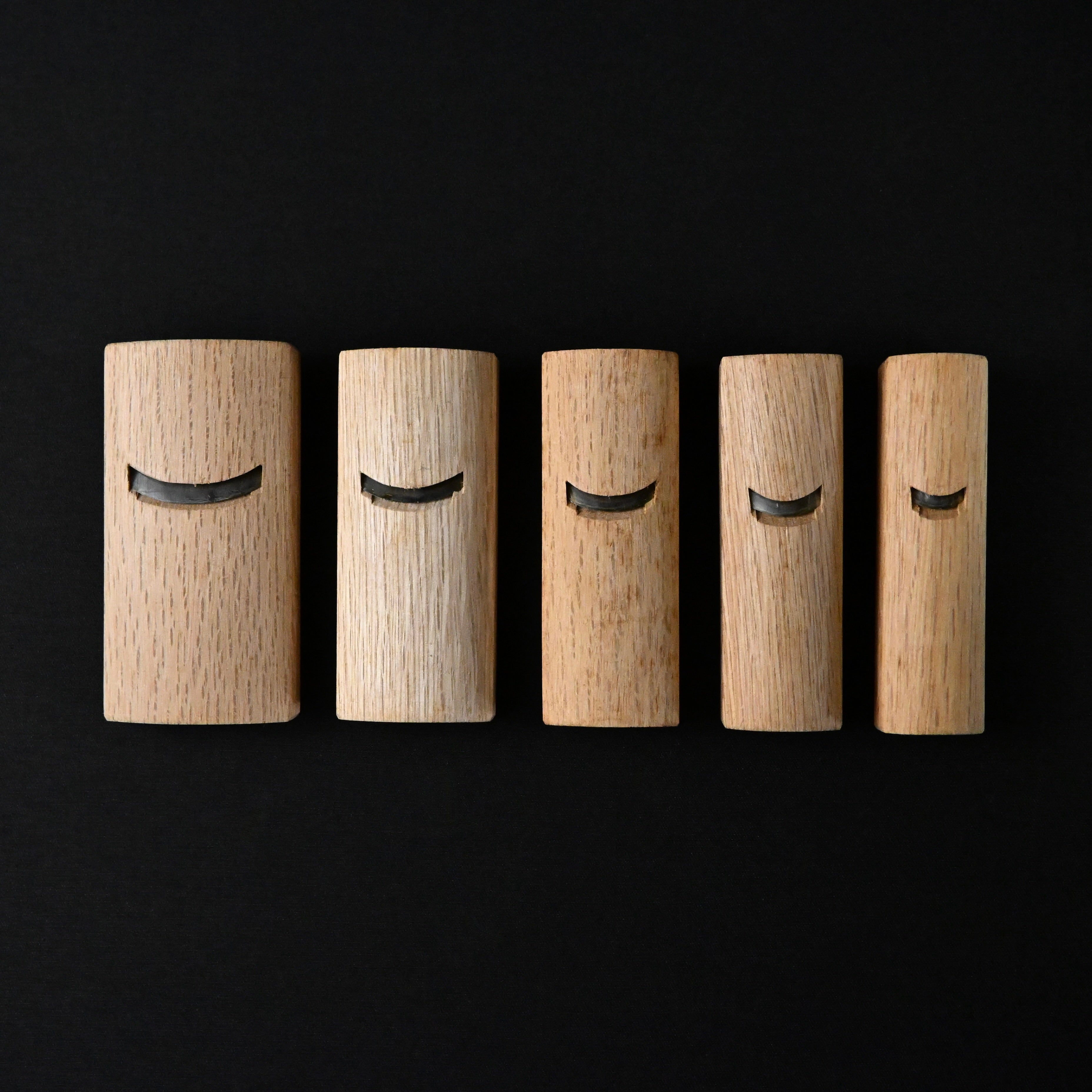 掘出し物 悦英 極豆外丸組鉋 5本組 Old stock Etsuei Small Round Plane set (Sotomaru) 5pc