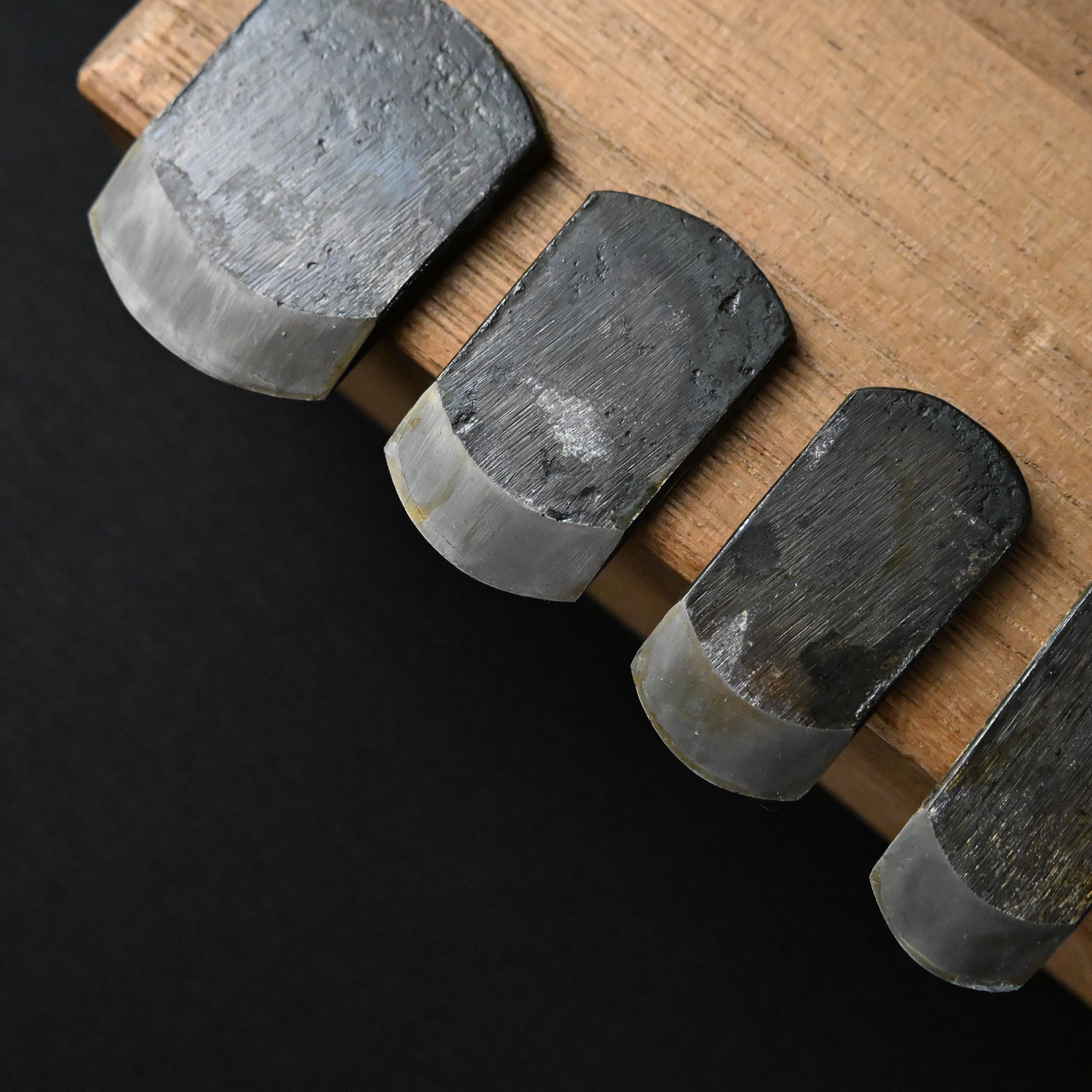 掘出し物 悦英 極豆外丸組鉋 5本組 Old stock Etsuei Small Round Plane set (Sotomaru) 5pc