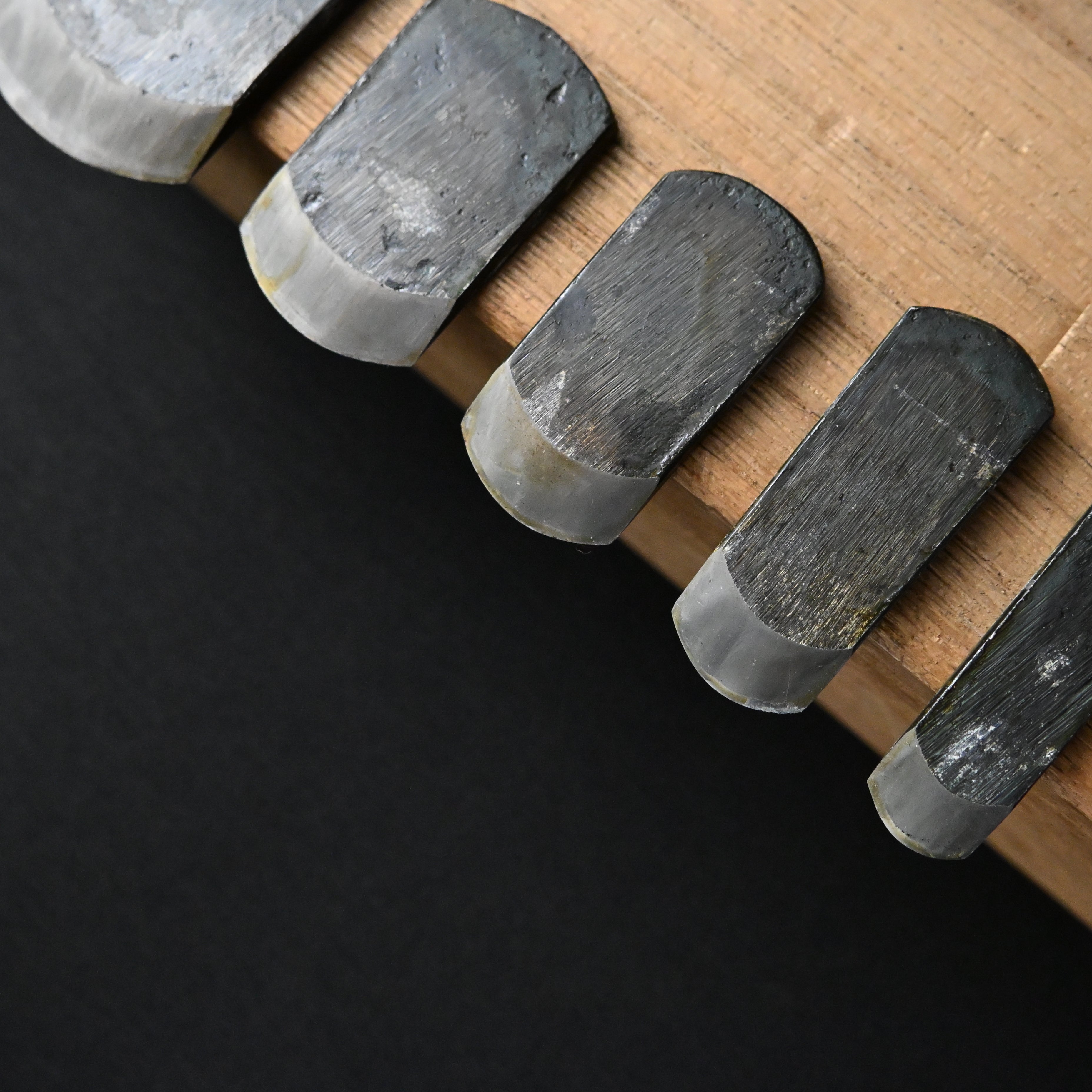 掘出し物 悦英 極豆外丸組鉋 5本組 Old stock Etsuei Small Round Plane set (Sotomaru) 5pc