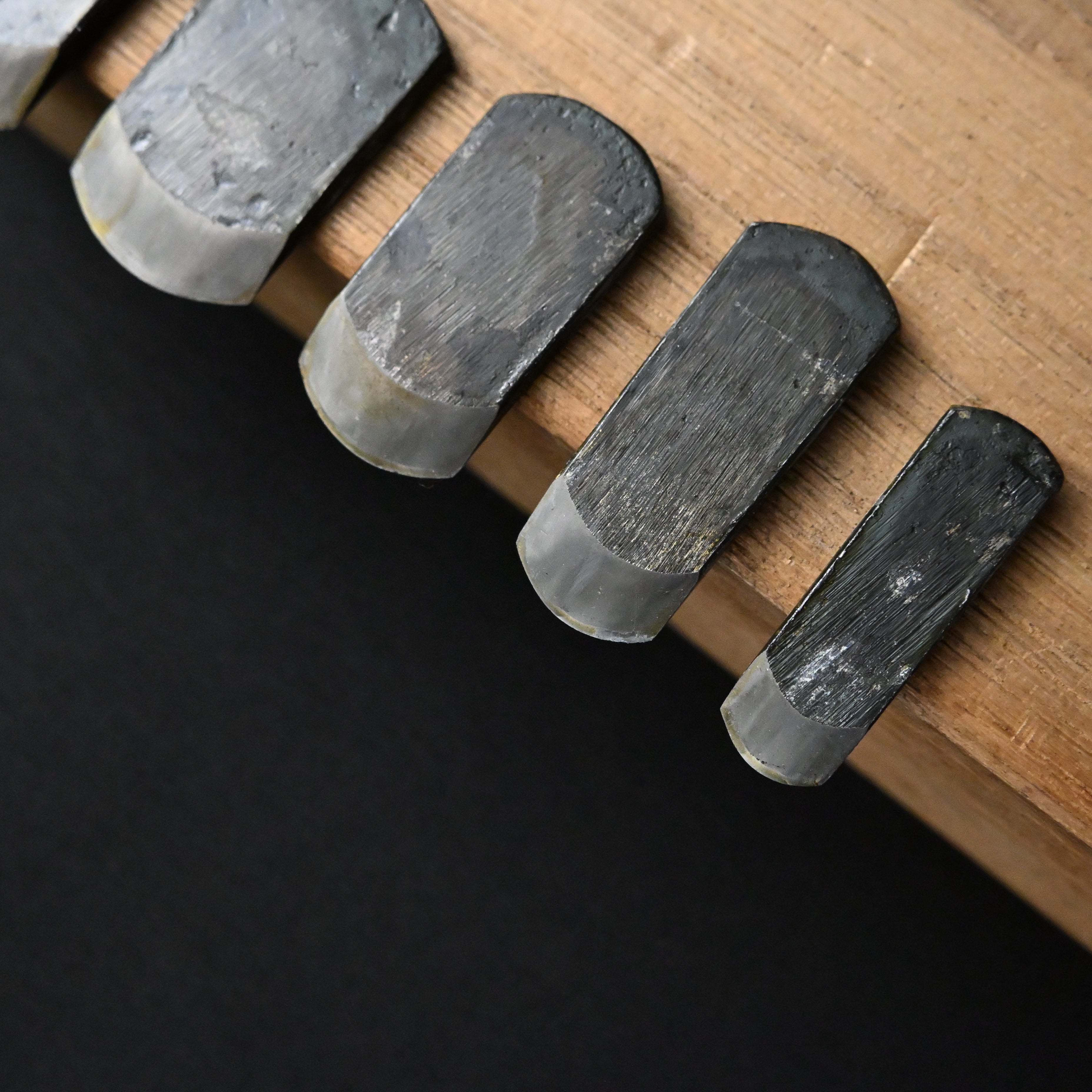 掘出し物 悦英 極豆外丸組鉋 5本組 Old stock Etsuei Small Round Plane set (Sotomaru) 5pc