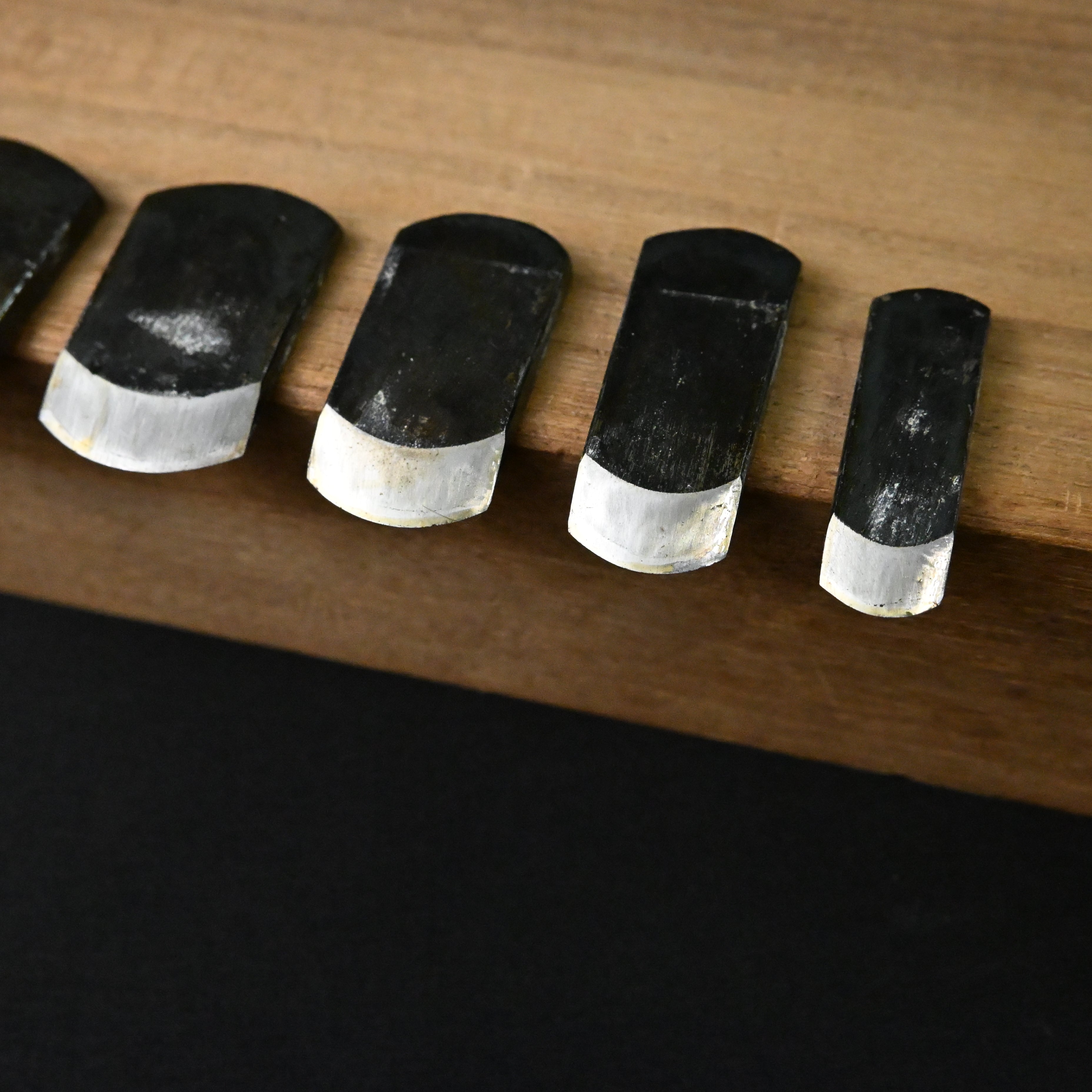 掘出し物 悦英 極豆外丸組鉋 5本組 Old stock Etsuei Small Round Plane set (Sotomaru) 5pc