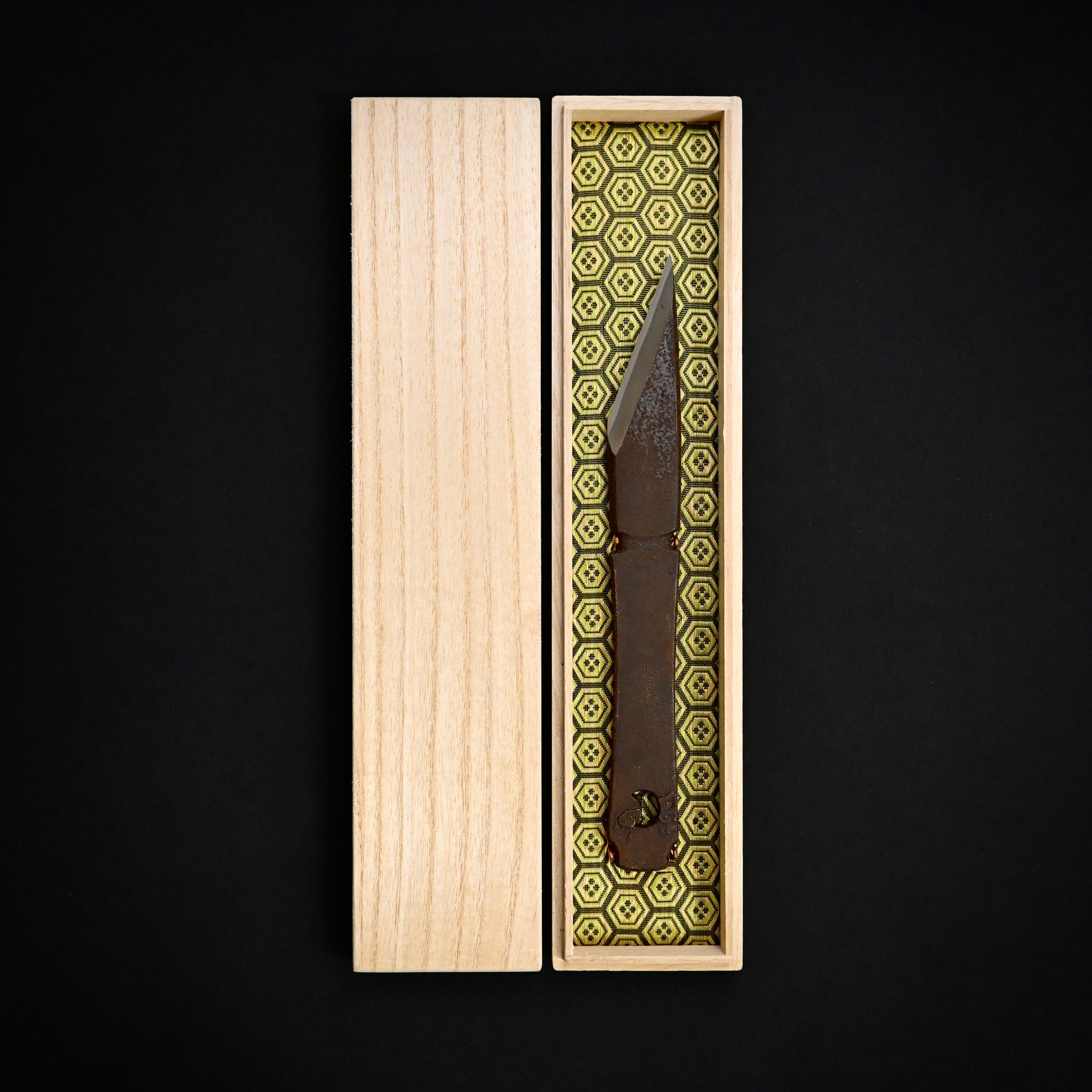 Sansen Iiki-Hirotsugu Left hand Kiridashi by Sozen Carving 山川異域 廣貢 素全作 切出し小刀 左 24mm