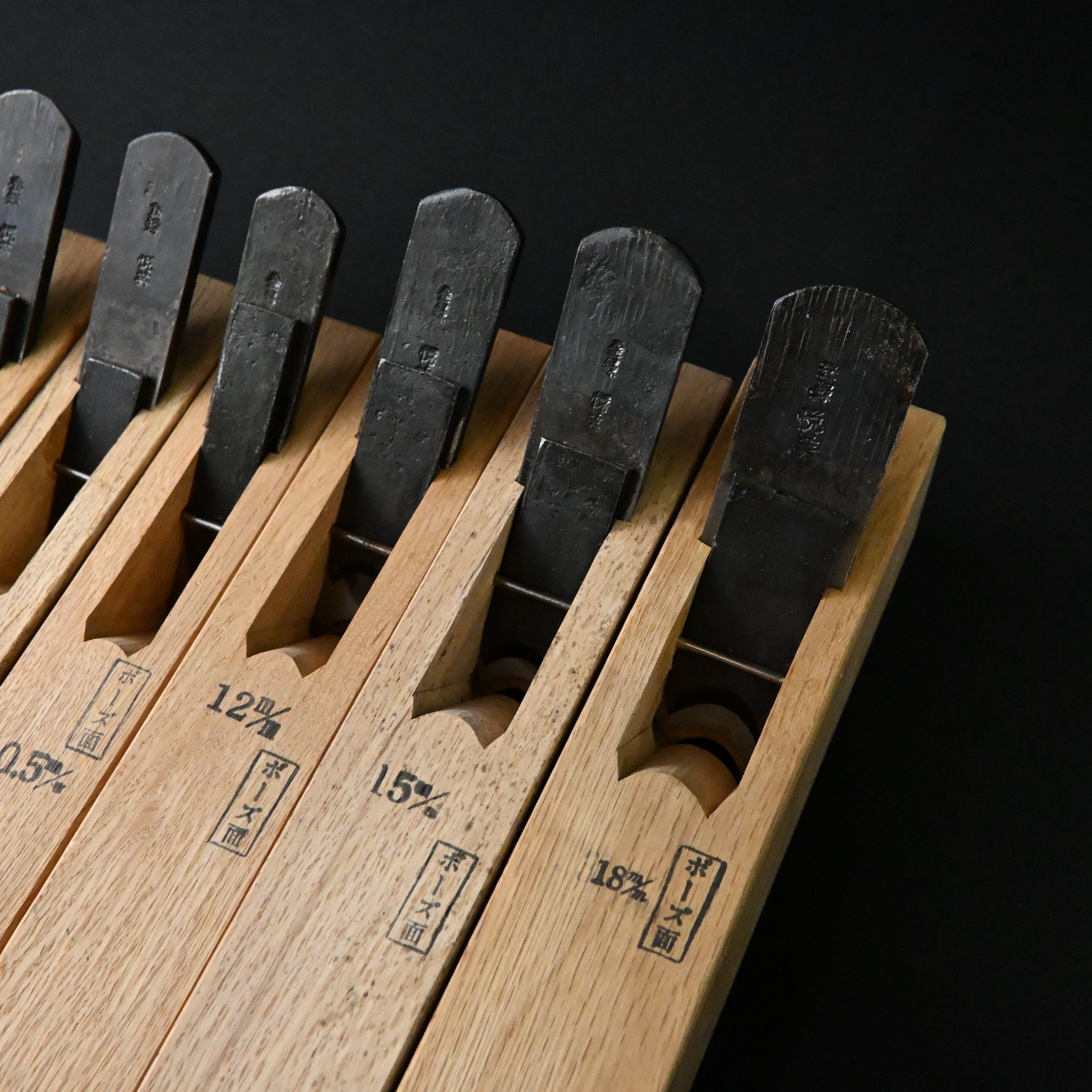 掘出し物 悦英 坊主面鉋(ボーズ面) Old stock Etsuei Chamfer Plane Bozumen