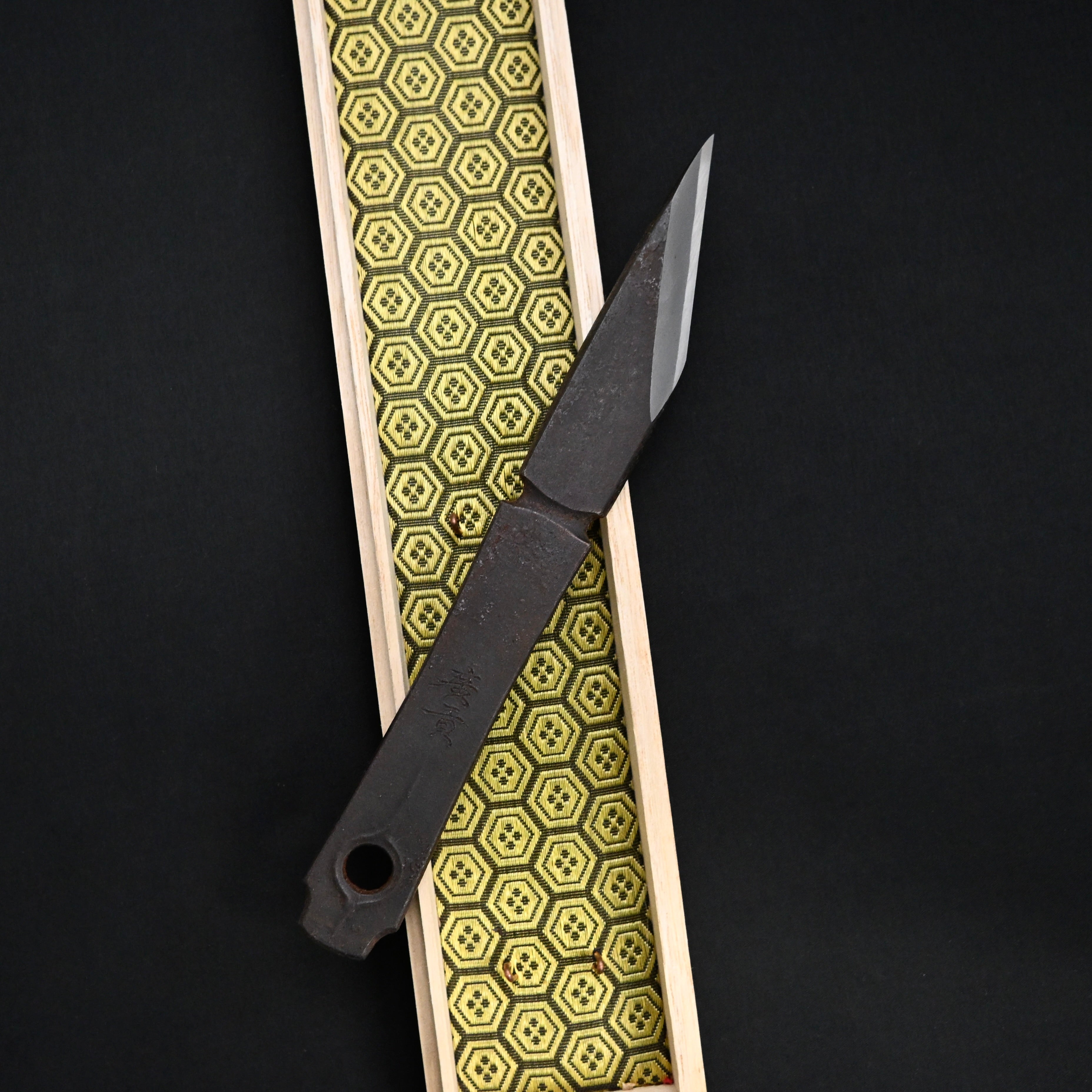 Fugetsudouten-Hirotsugu Right hand Kiridashi by Sozen Carving 風月同天 廣貢 素全作 切出し小刀 右 24mm
