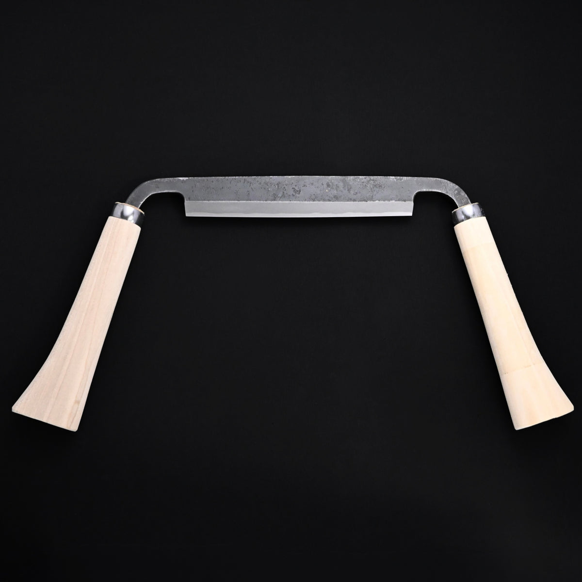 #2 Hinadori Sen Woodworking Drawknife Blue Steel by Nitadori 似鳥作 雛鳥 木工用銑 青紙鋼 (#2)