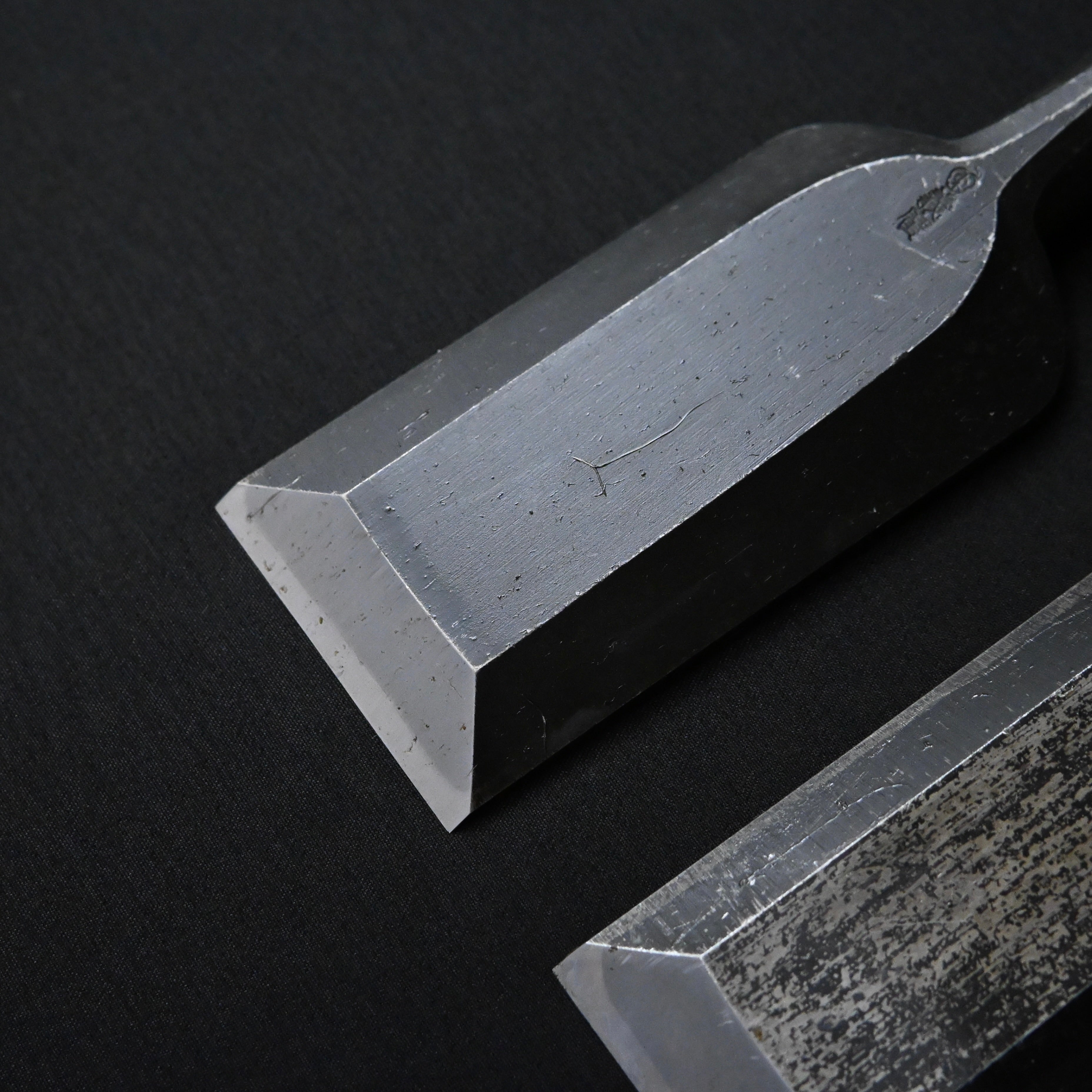 #M196 Mixed Timber chisels set by unknown バラ鑿合わせ 叩き組鑿 5本組 作者不明