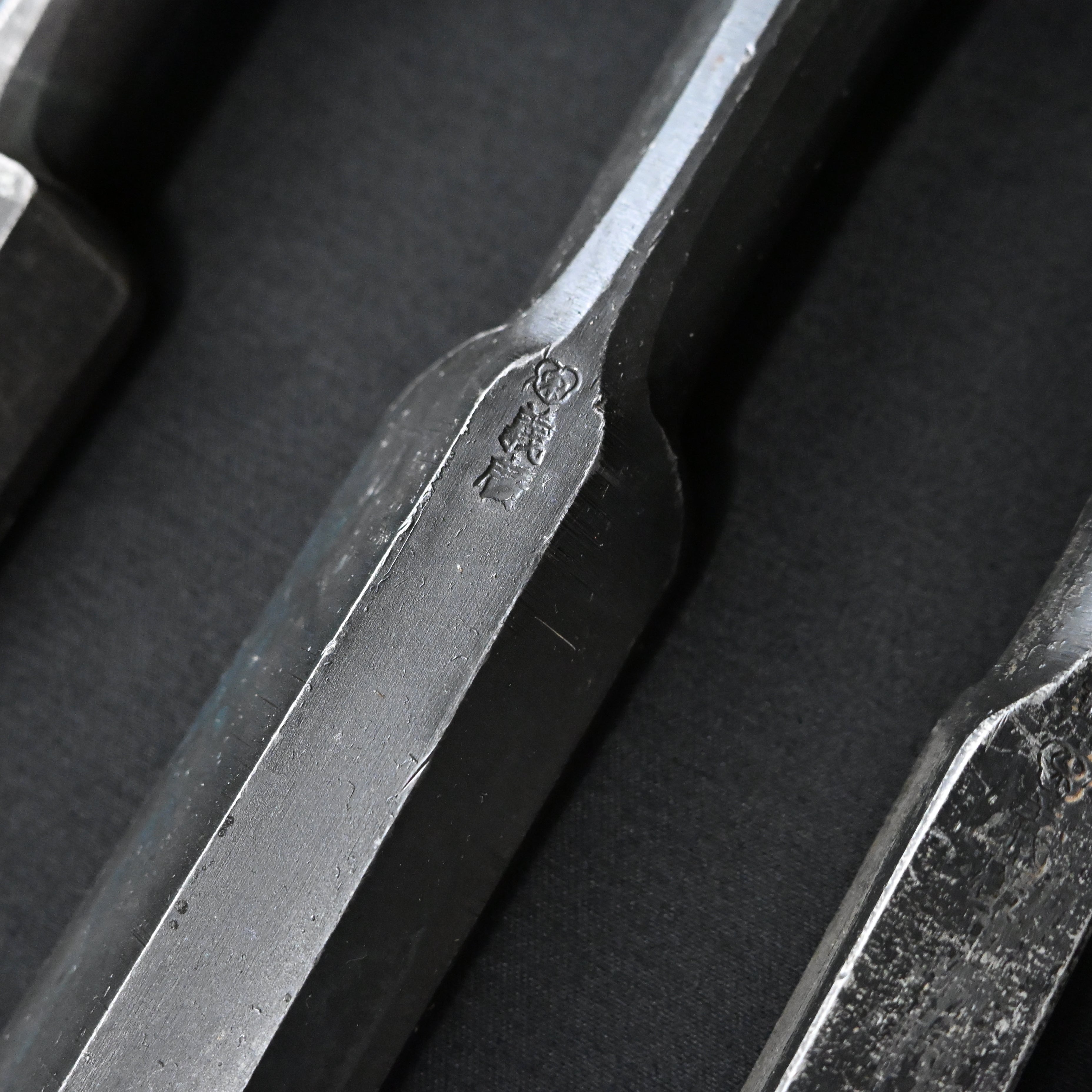 #M196 Mixed Timber chisels set by unknown バラ鑿合わせ 叩き組鑿 5本組 作者不明
