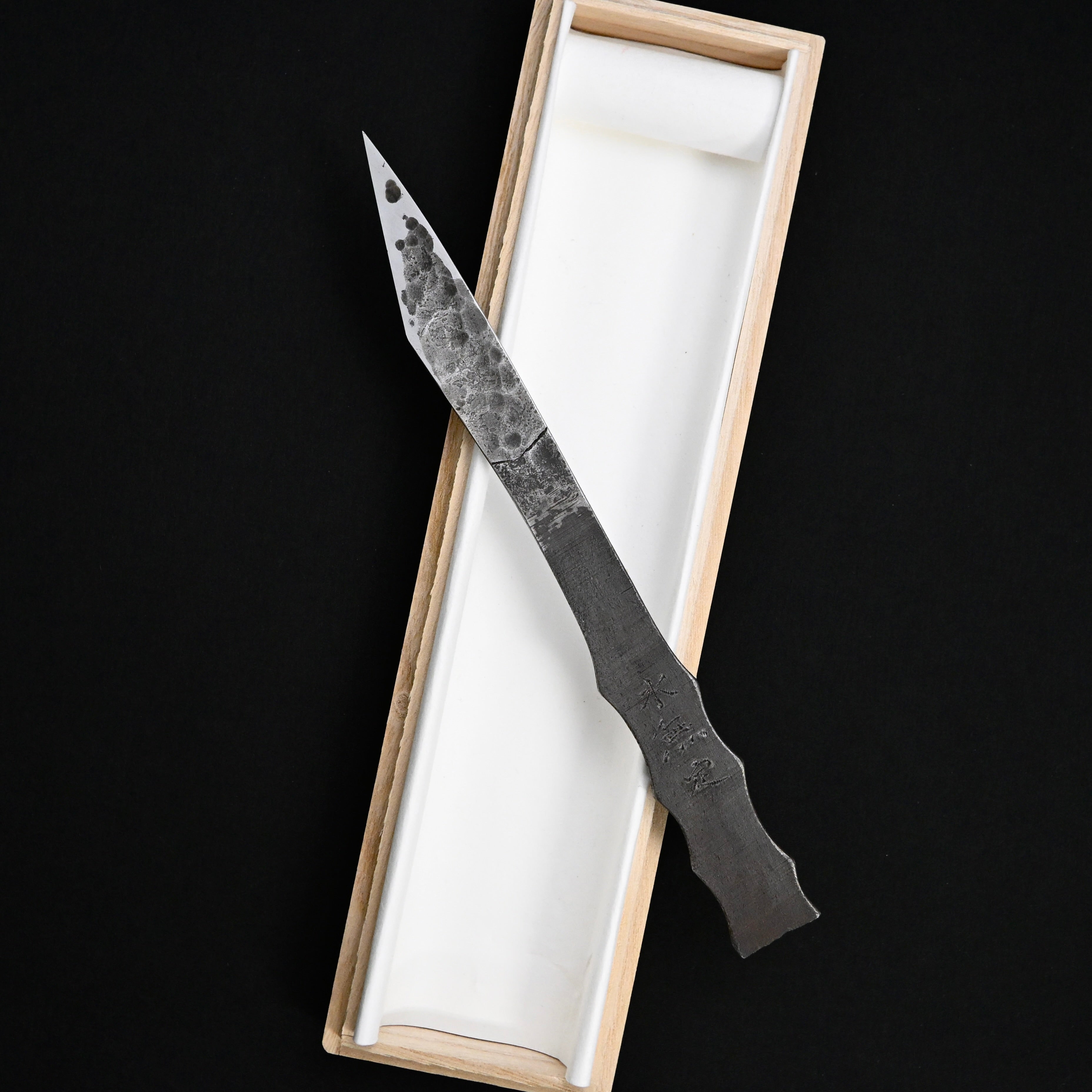 Mizumute Kiridashi Knife Right hand by Sozen Carving 水無定 素全作 切出し小刀 右 18mm