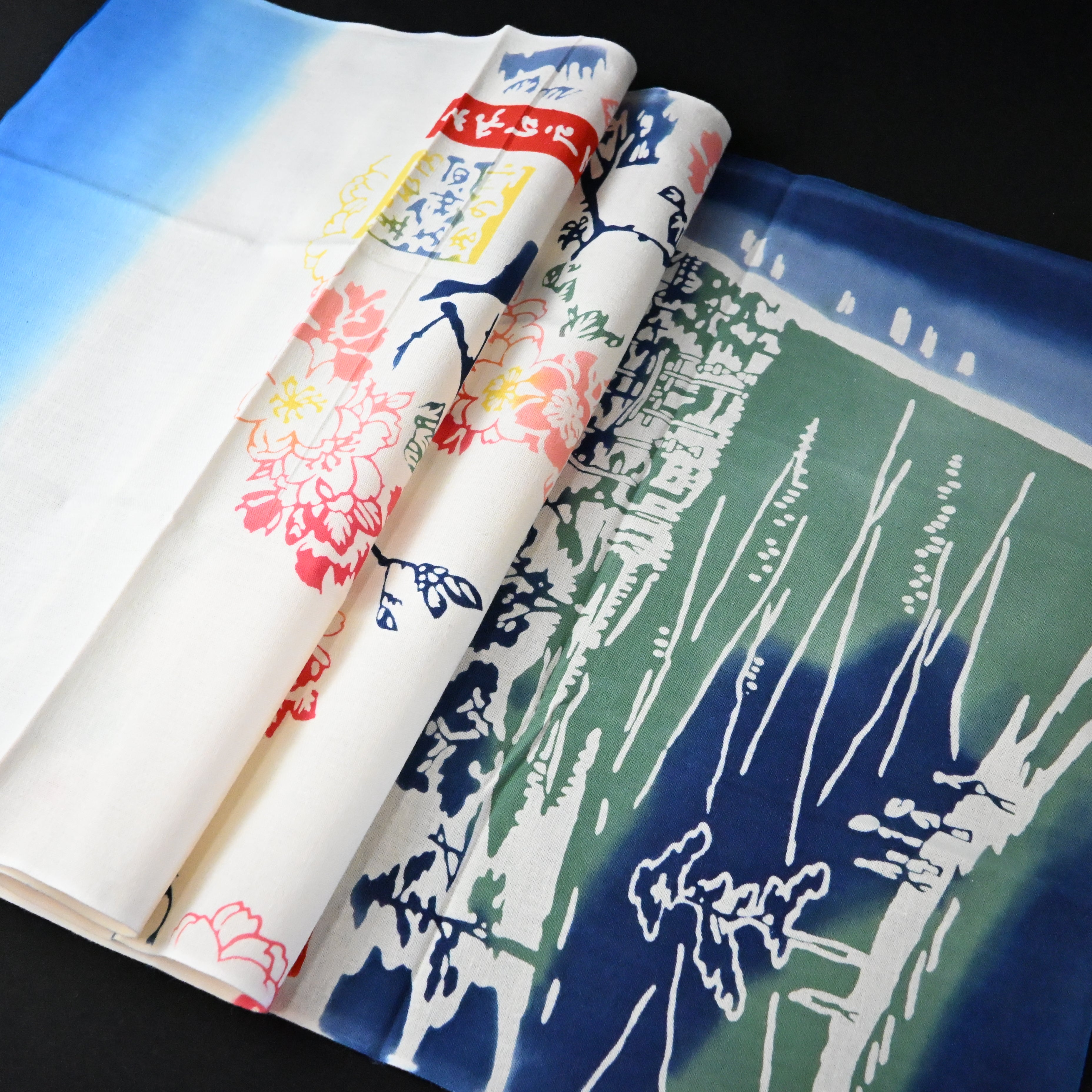 Hand Towel Traditional Japanese Design 100% cotton 手染め手ぬぐい