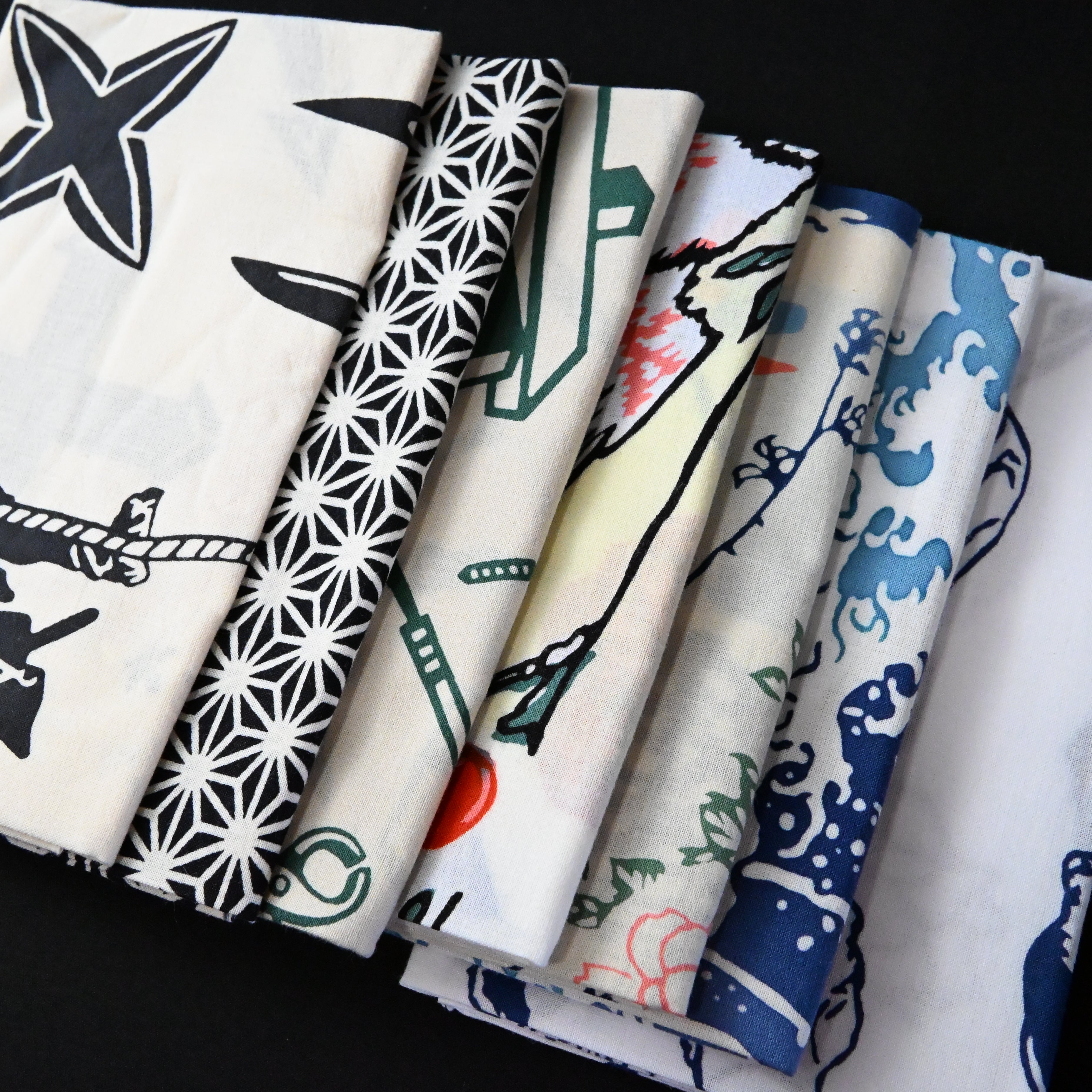 Hand Towel Traditional Japanese Design 100% cotton 手染め手ぬぐい