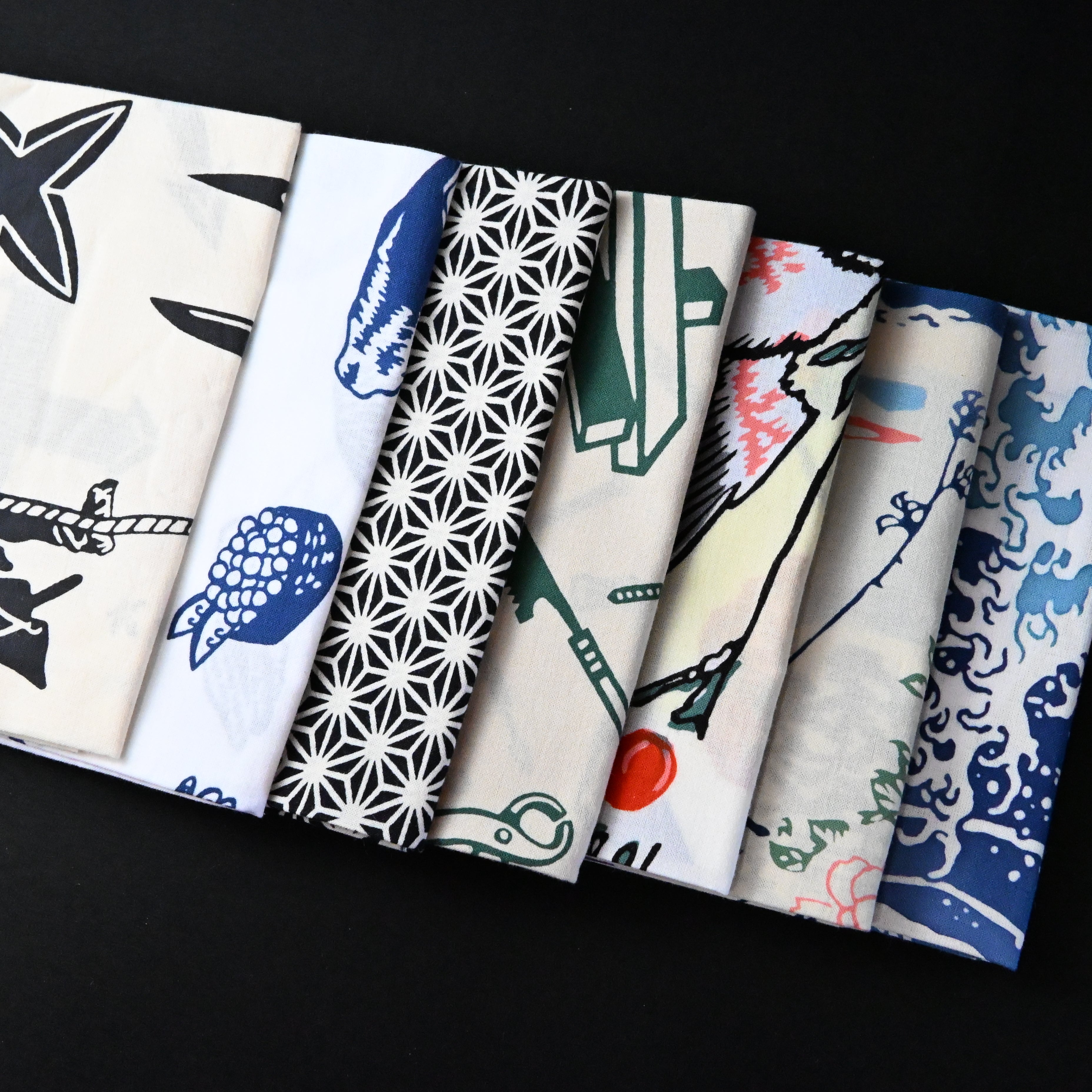 Hand Towel Traditional Japanese Design 100% cotton 手染め手ぬぐい