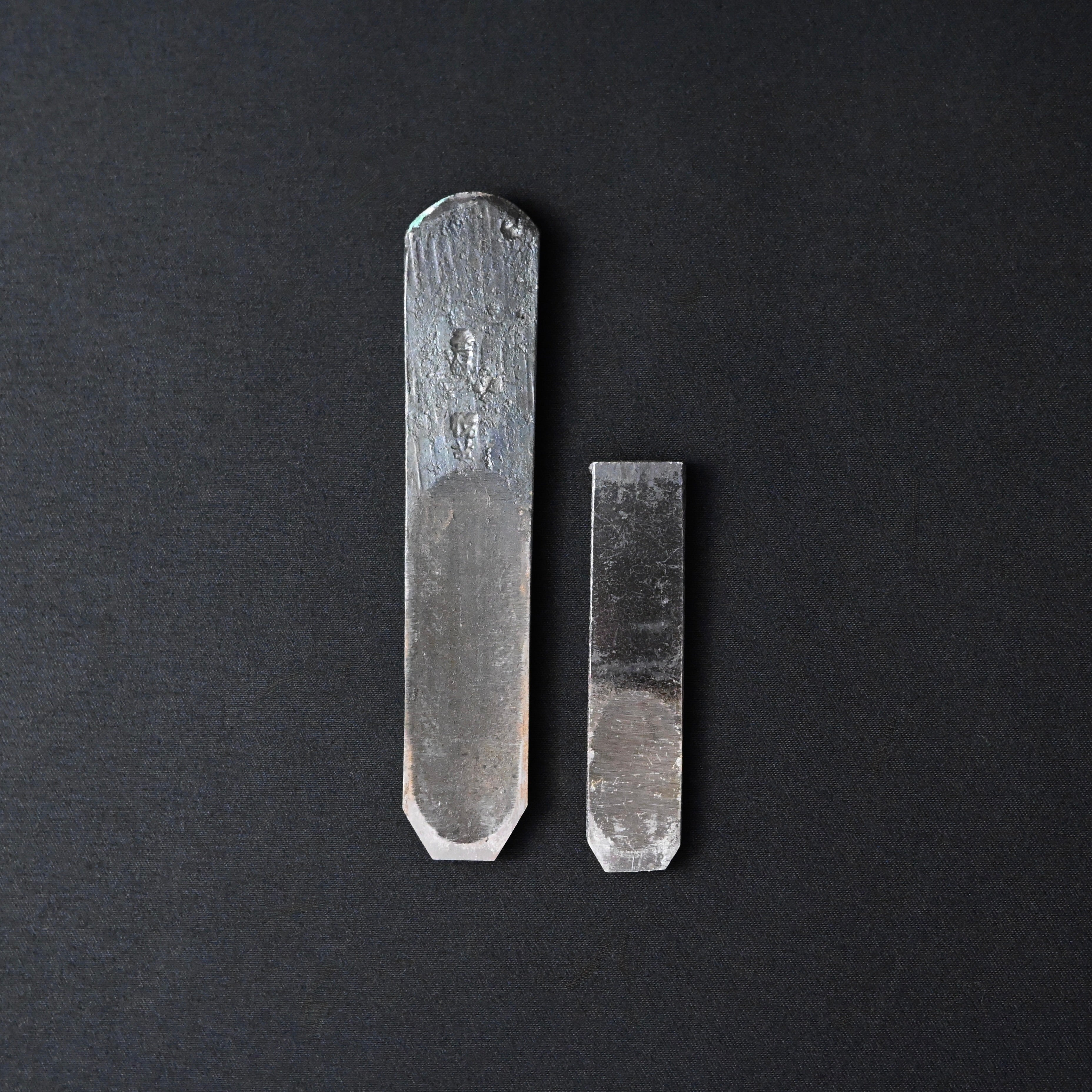 掘出し物 悦英 平銀杏面(貴丁面)鉋 Old stock Etsuei flat Ginnanmen (Kichomen) Plane Kanna