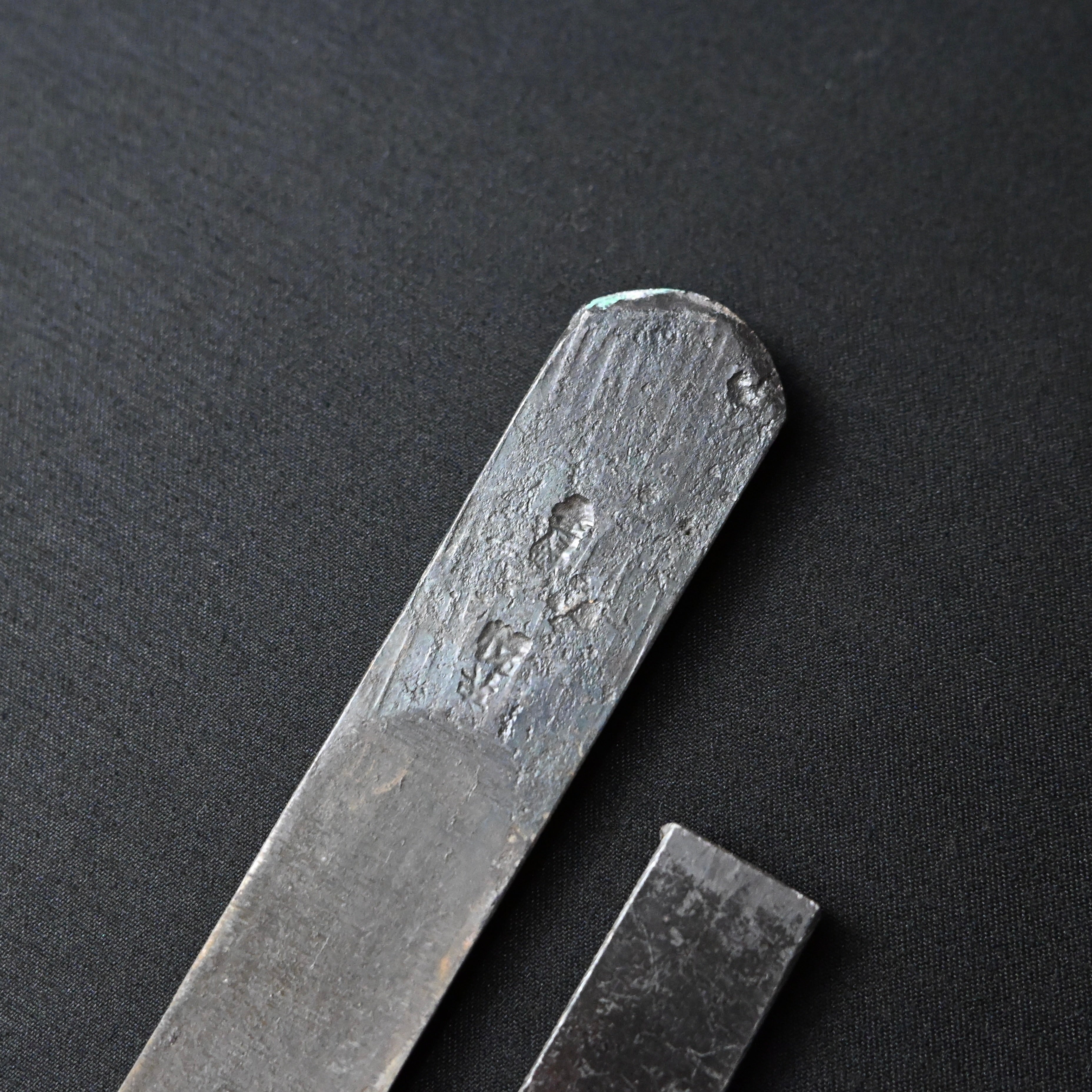 掘出し物 悦英 平銀杏面(貴丁面)鉋 Old stock Etsuei flat Ginnanmen (Kichomen) Plane Kanna