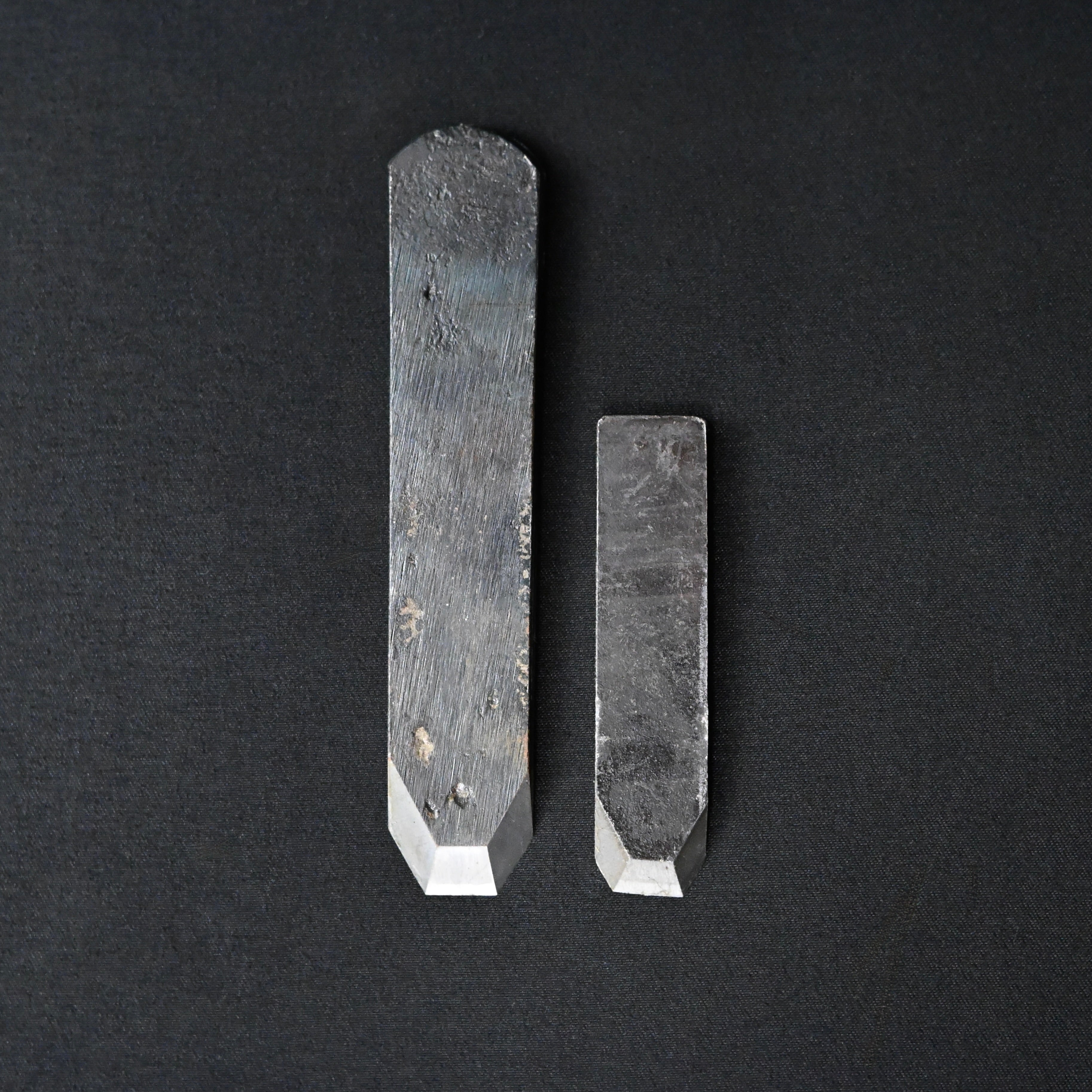掘出し物 悦英 平銀杏面(貴丁面)鉋 Old stock Etsuei flat Ginnanmen (Kichomen) Plane Kanna