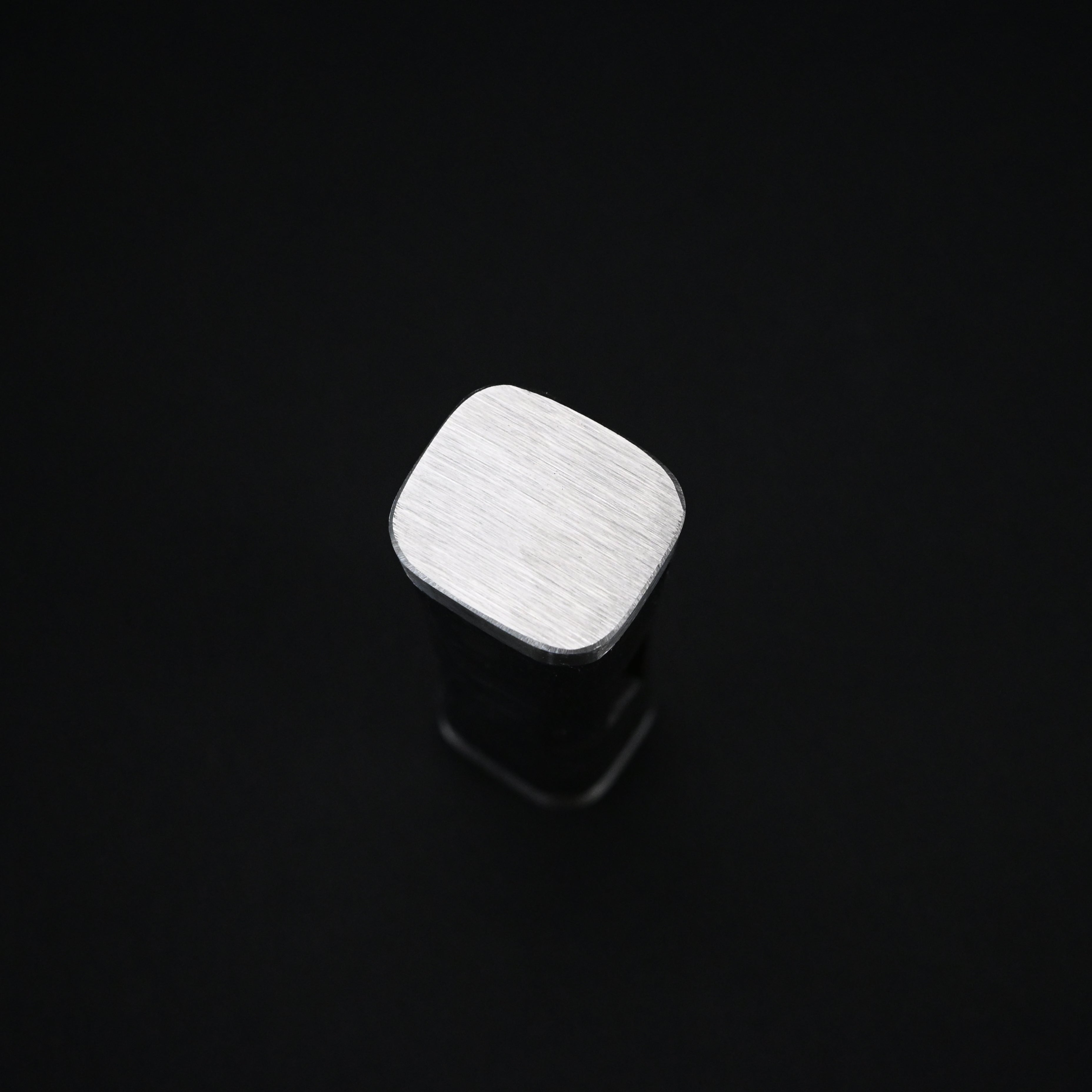 道心斎正行 鋼付四角玄翁 黒木目 100匁 Old stock Masatsura Damascus Hand made Pasting steel Square Hammers