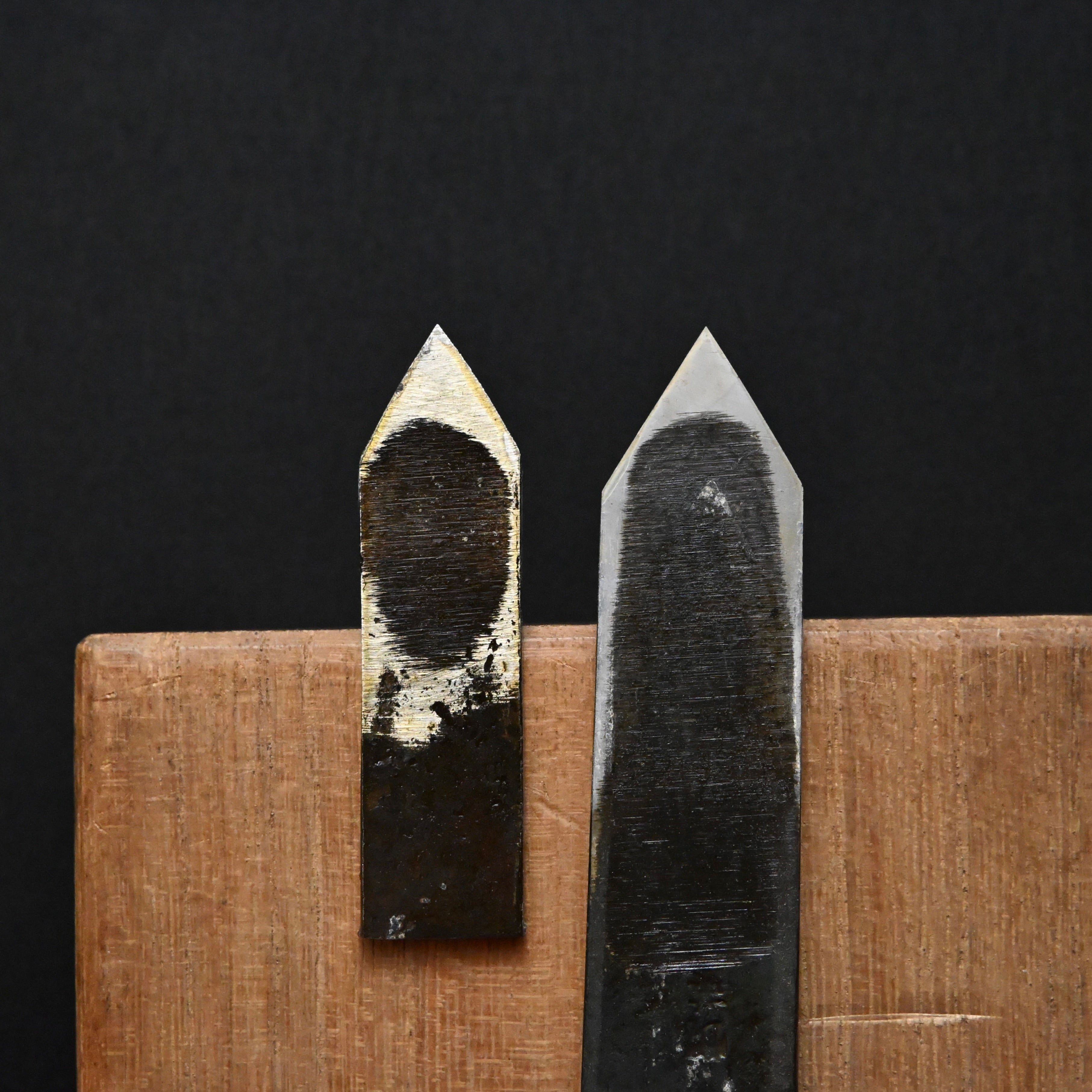 掘出し物 悦英 剣鉋 #1 Old stock Etsuei Ken Plane (V-groove plane)