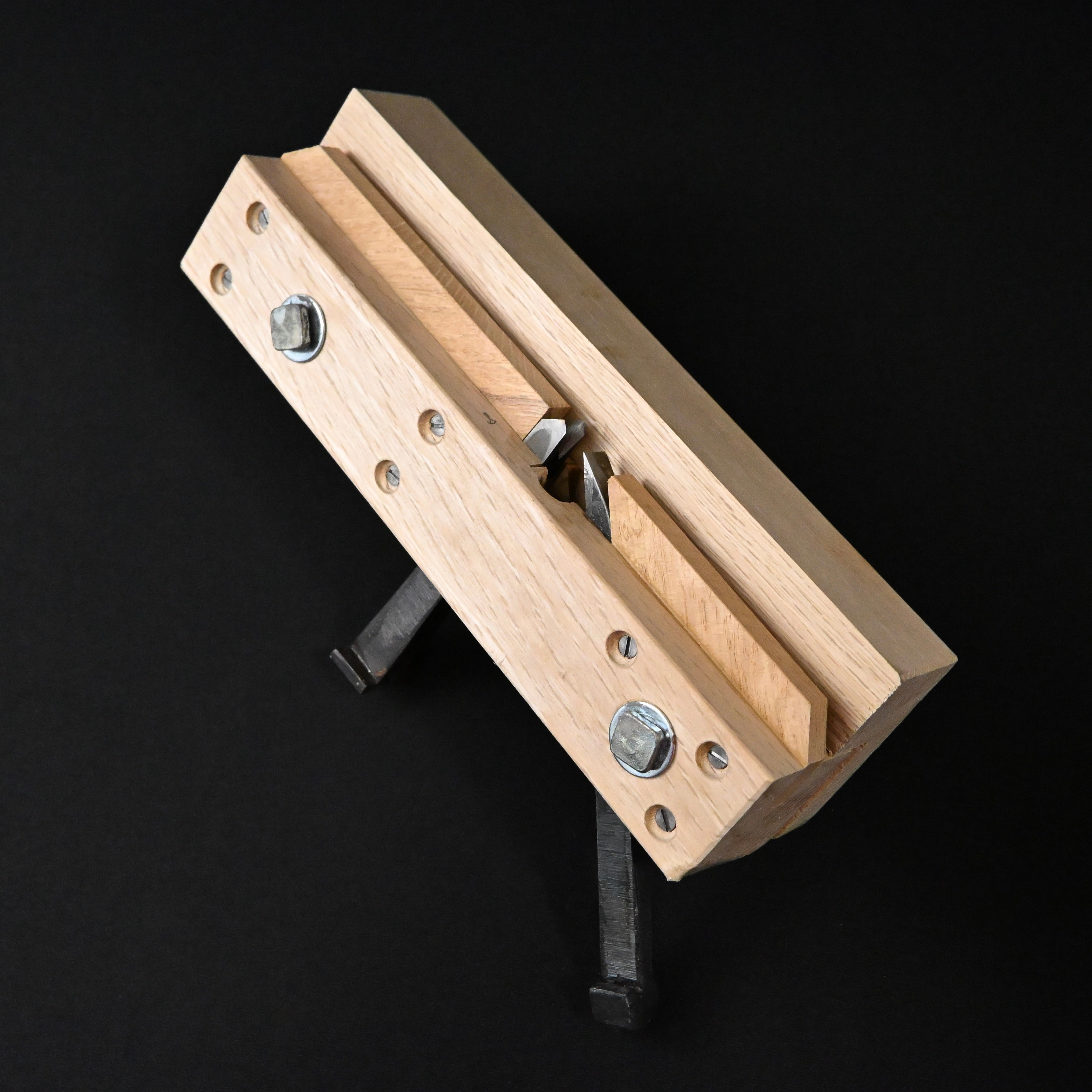 掘出し物 悦英 機械作里鉋 Old stock Etsuei Kikai-shakuri Plane