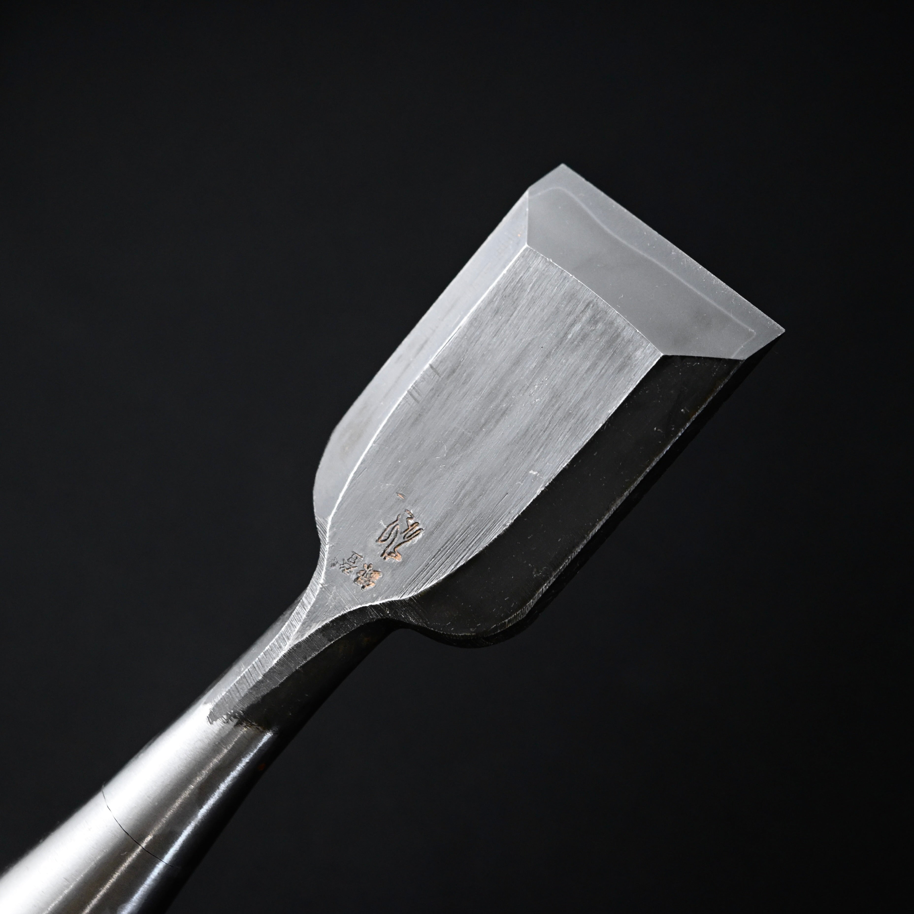 磯野信夫作 狐 追入鑿 Old stock Kitsune Bench chisels with white steel by Isono Nobuo