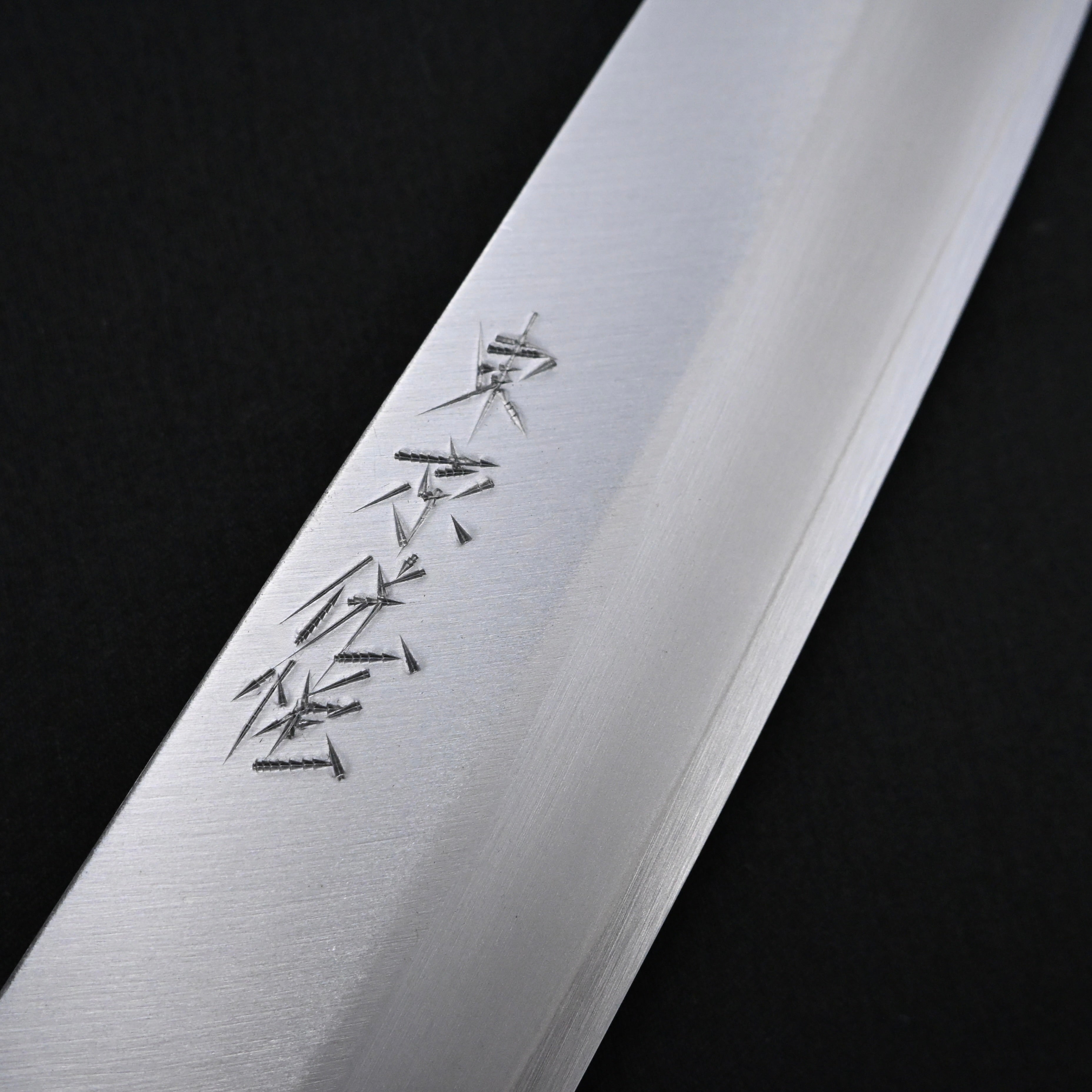 Kouetsu Stainless steel Mini Santoku Knife 140mm 侊悦 小三徳和包丁 140mm 焼栗柄