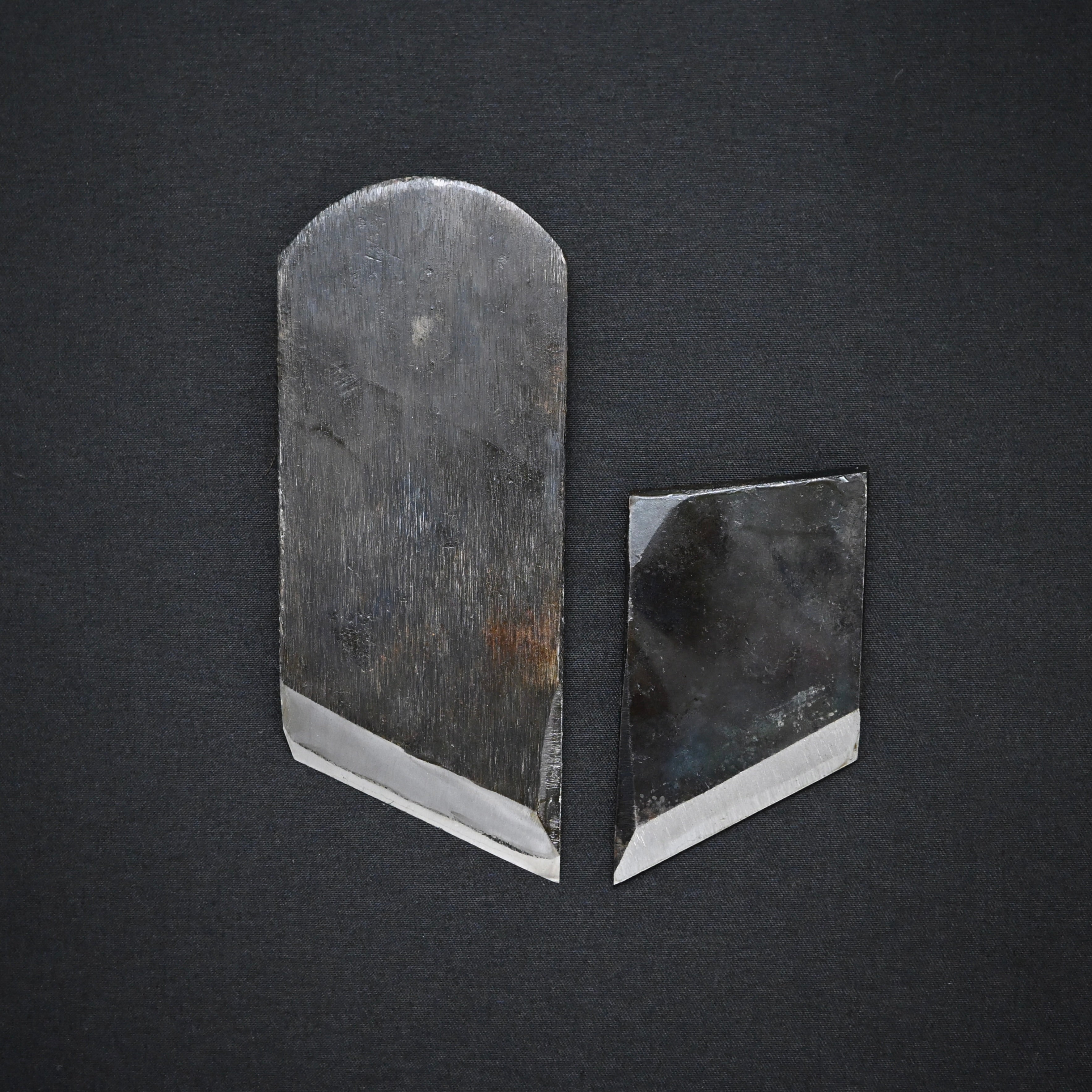 Old stock Etsuei Rabbet Plane with Blue steel Right side 掘出し物 悦英 際鉋 青紙鋼 右